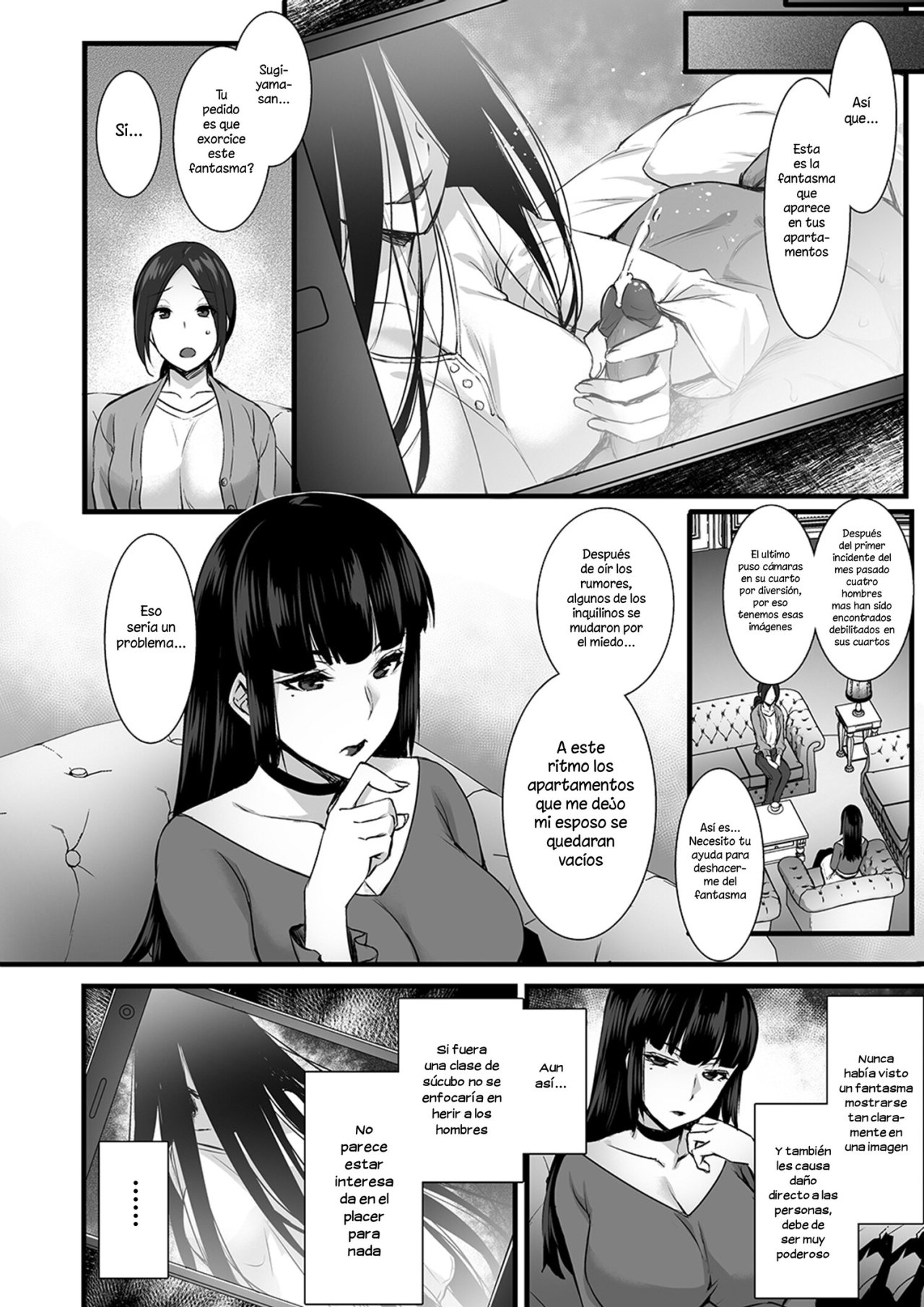 [Himeya (Abe Inori)] Rental Tanetsuke Oji-san Ghost ~Tera Umare no Tanetsuke Oji-san, Yuurei to Nonstop Hame Jorei~ | Rental Seeding Uncle: Ghost [Spanish] [Decensored] [Digital] image number 6