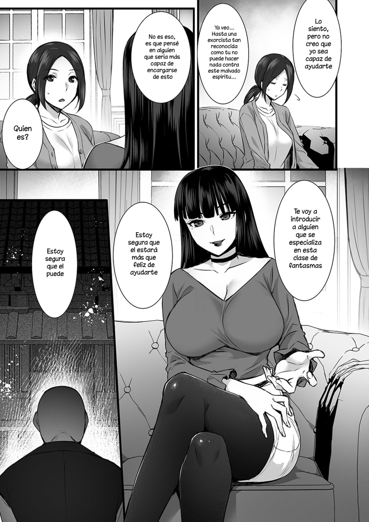[Himeya (Abe Inori)] Rental Tanetsuke Oji-san Ghost ~Tera Umare no Tanetsuke Oji-san, Yuurei to Nonstop Hame Jorei~ | Rental Seeding Uncle: Ghost [Spanish] [Decensored] [Digital] image number 7