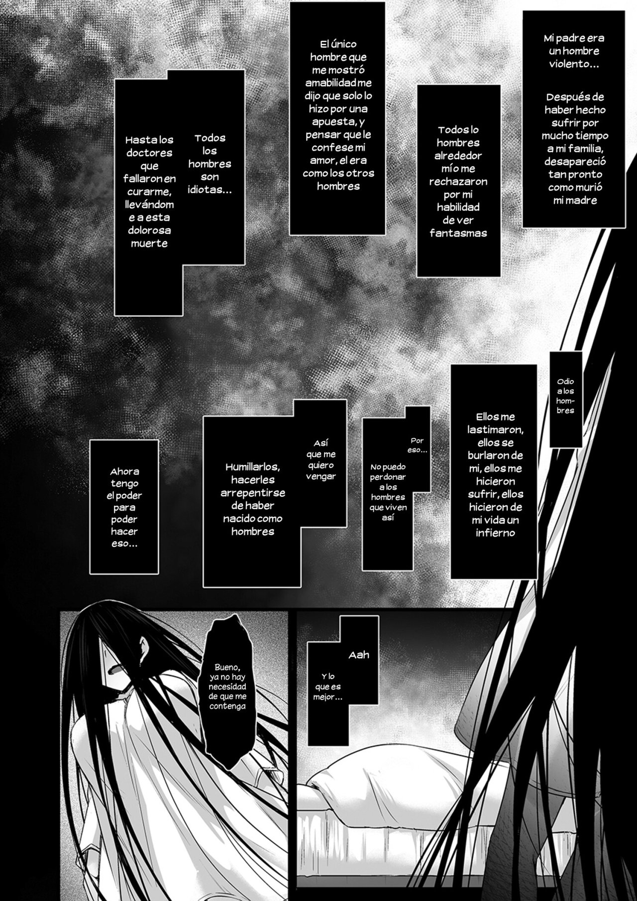 [Himeya (Abe Inori)] Rental Tanetsuke Oji-san Ghost ~Tera Umare no Tanetsuke Oji-san, Yuurei to Nonstop Hame Jorei~ | Rental Seeding Uncle: Ghost [Spanish] [Decensored] [Digital] image number 8