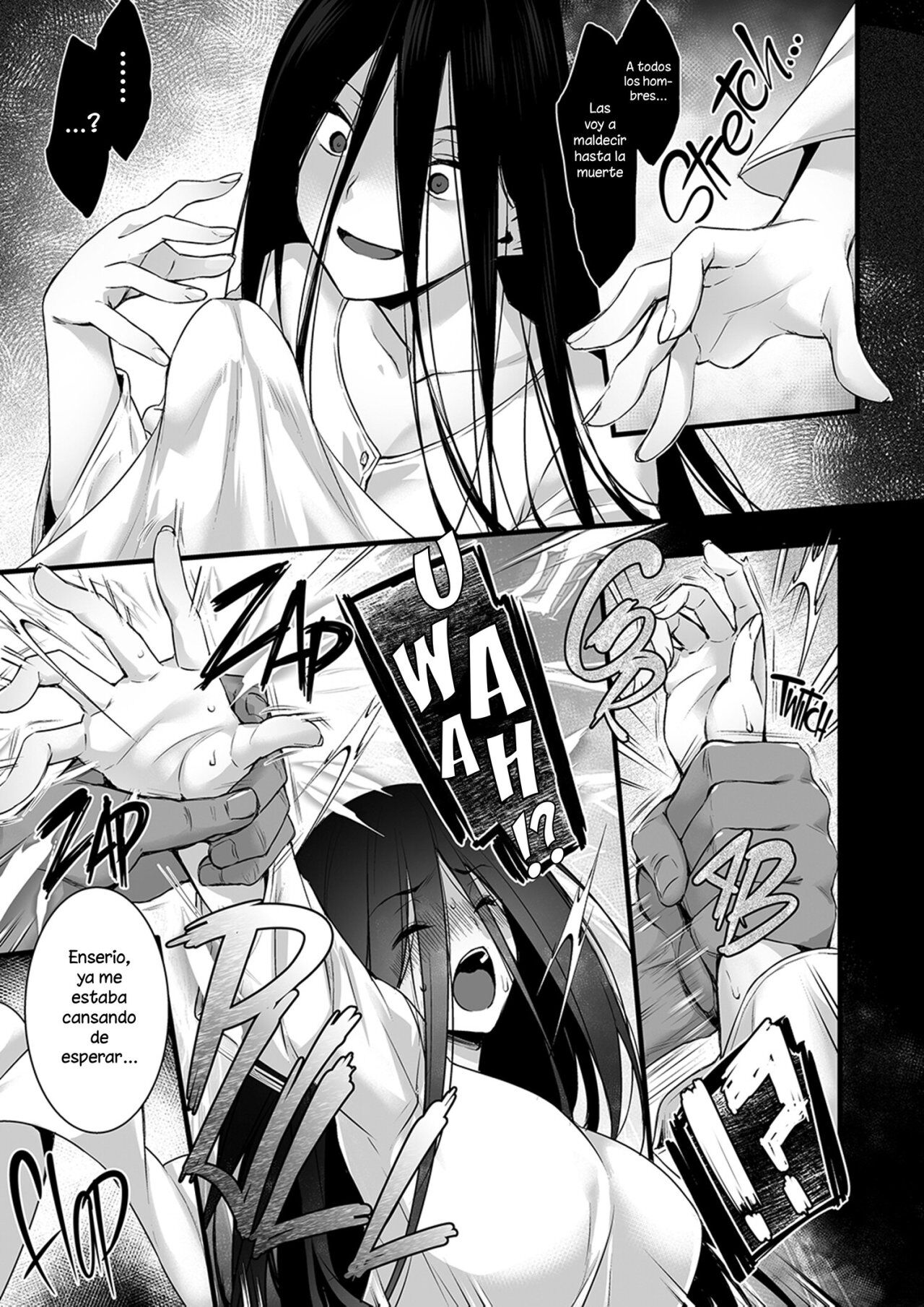 [Himeya (Abe Inori)] Rental Tanetsuke Oji-san Ghost ~Tera Umare no Tanetsuke Oji-san, Yuurei to Nonstop Hame Jorei~ | Rental Seeding Uncle: Ghost [Spanish] [Decensored] [Digital] image number 9