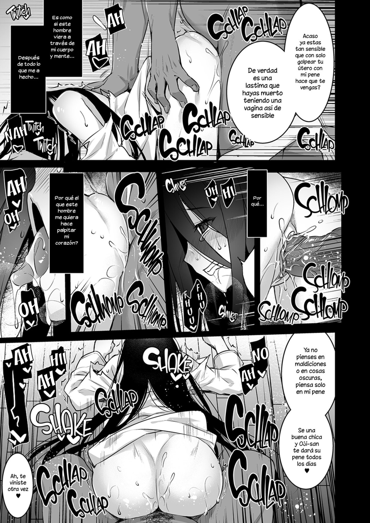 [Himeya (Abe Inori)] Rental Tanetsuke Oji-san Ghost ~Tera Umare no Tanetsuke Oji-san, Yuurei to Nonstop Hame Jorei~ | Rental Seeding Uncle: Ghost [Spanish] [Decensored] [Digital] image number 31