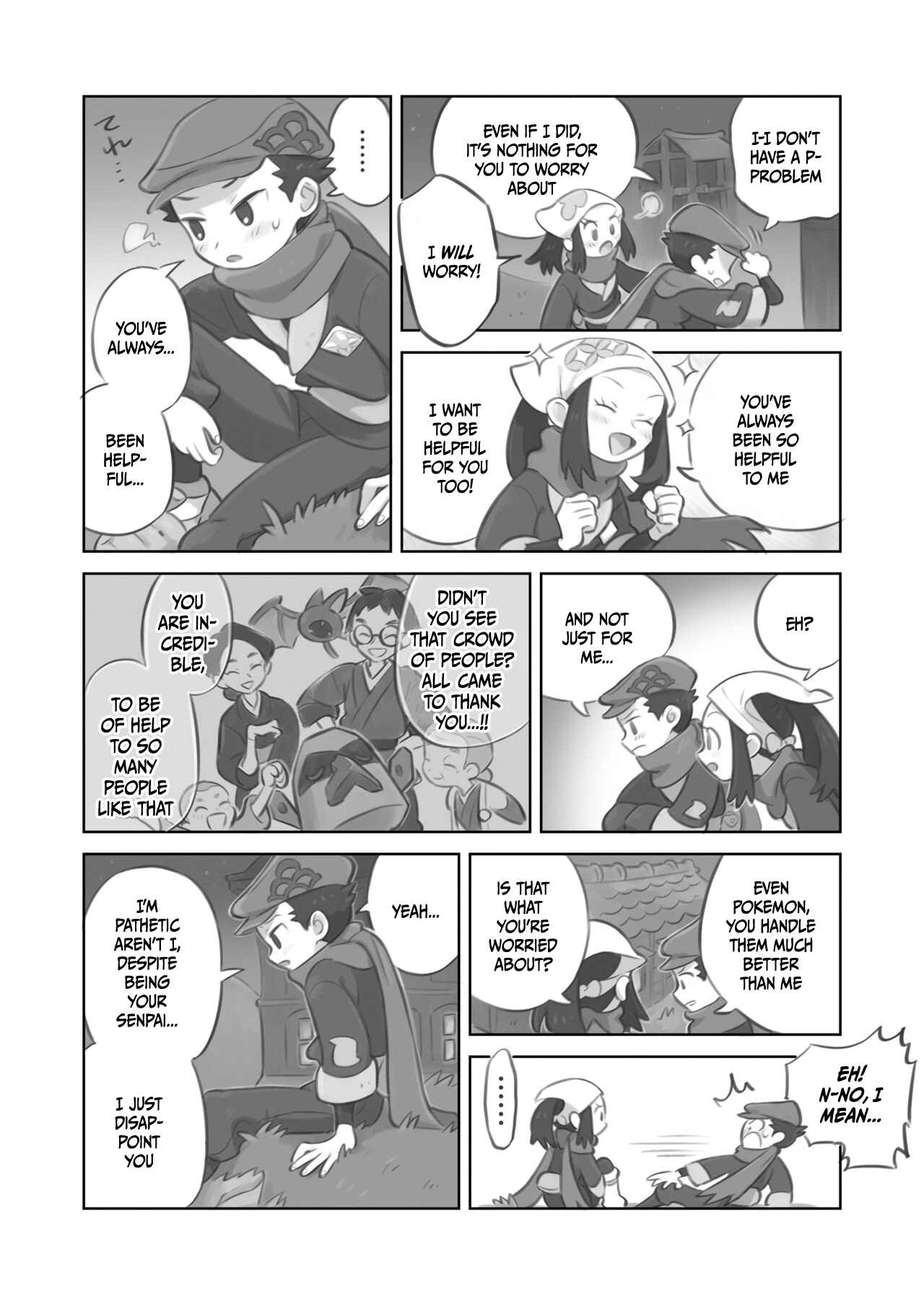 [Kinni] Futanari Shujinkou-chan ga Teru Senpai o Horu Manga (Pokemon LEGENDS: Arceus) [English] numero di immagine  6