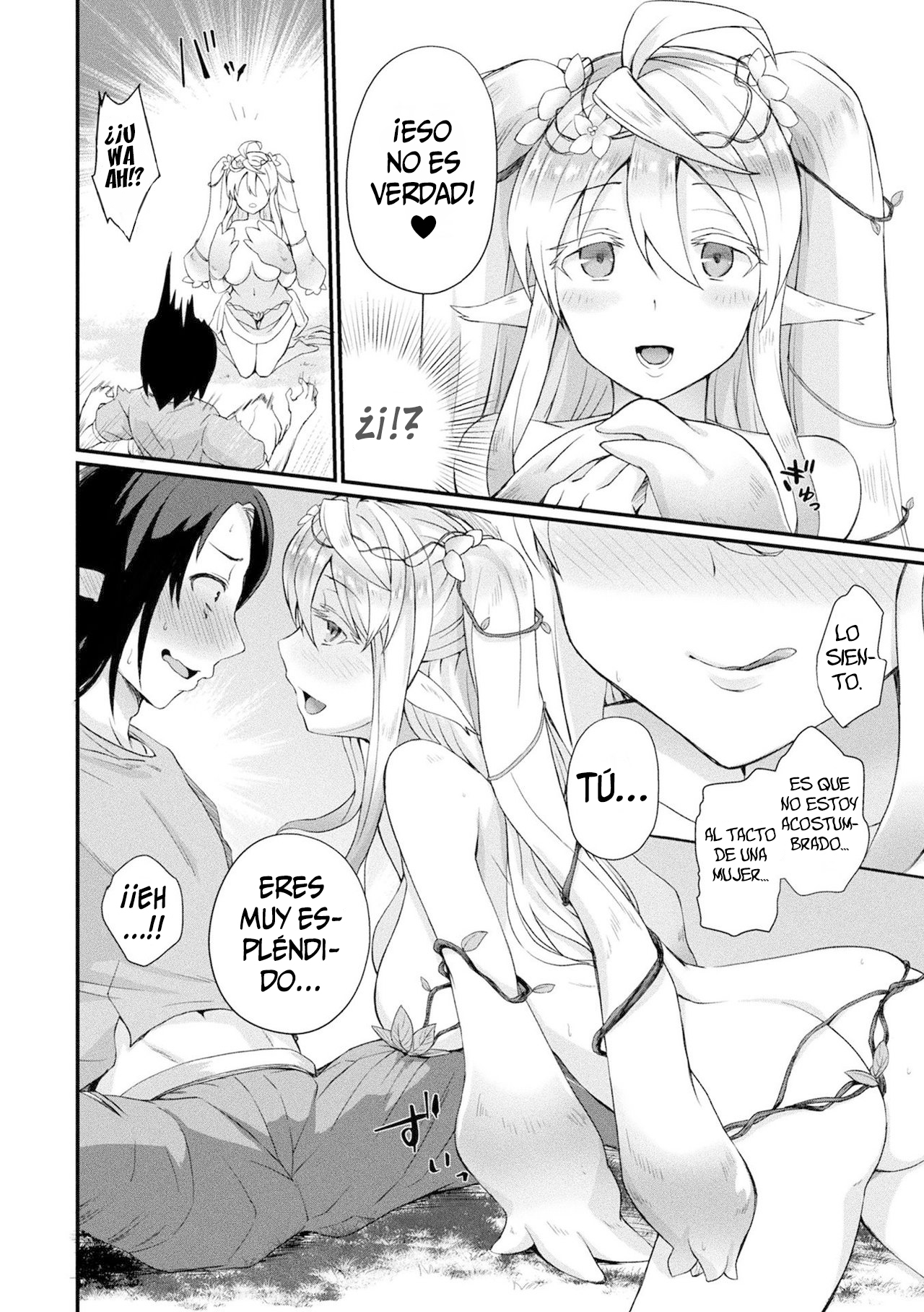[Amamiya Shinjitsu] Fuwatoro Fragrance ~Mori no Mamono wa Amai Yume~ | Fragancia Esponjosa ~Los Monstruos del Bosque son como un Dulce Sueño~ (COMIC Unreal 2020-08 Vol. 86) [Spanish] [SSR Translations & Anime no Mansebia] [Digital] image number 4