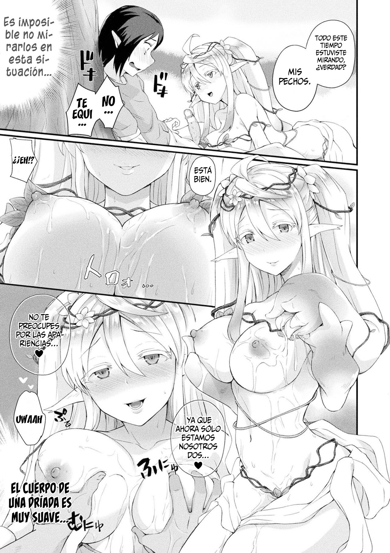 [Amamiya Shinjitsu] Fuwatoro Fragrance ~Mori no Mamono wa Amai Yume~ | Fragancia Esponjosa ~Los Monstruos del Bosque son como un Dulce Sueño~ (COMIC Unreal 2020-08 Vol. 86) [Spanish] [SSR Translations & Anime no Mansebia] [Digital] image number 7