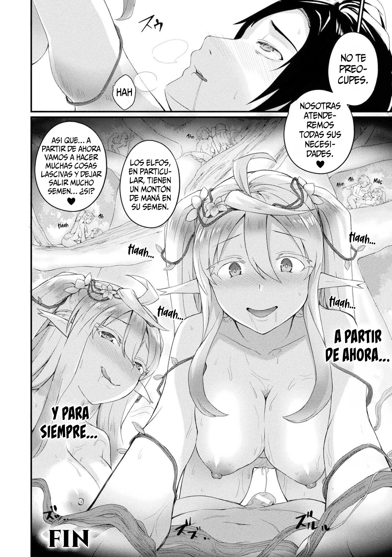 [Amamiya Shinjitsu] Fuwatoro Fragrance ~Mori no Mamono wa Amai Yume~ | Fragancia Esponjosa ~Los Monstruos del Bosque son como un Dulce Sueño~ (COMIC Unreal 2020-08 Vol. 86) [Spanish] [SSR Translations & Anime no Mansebia] [Digital] image number 22