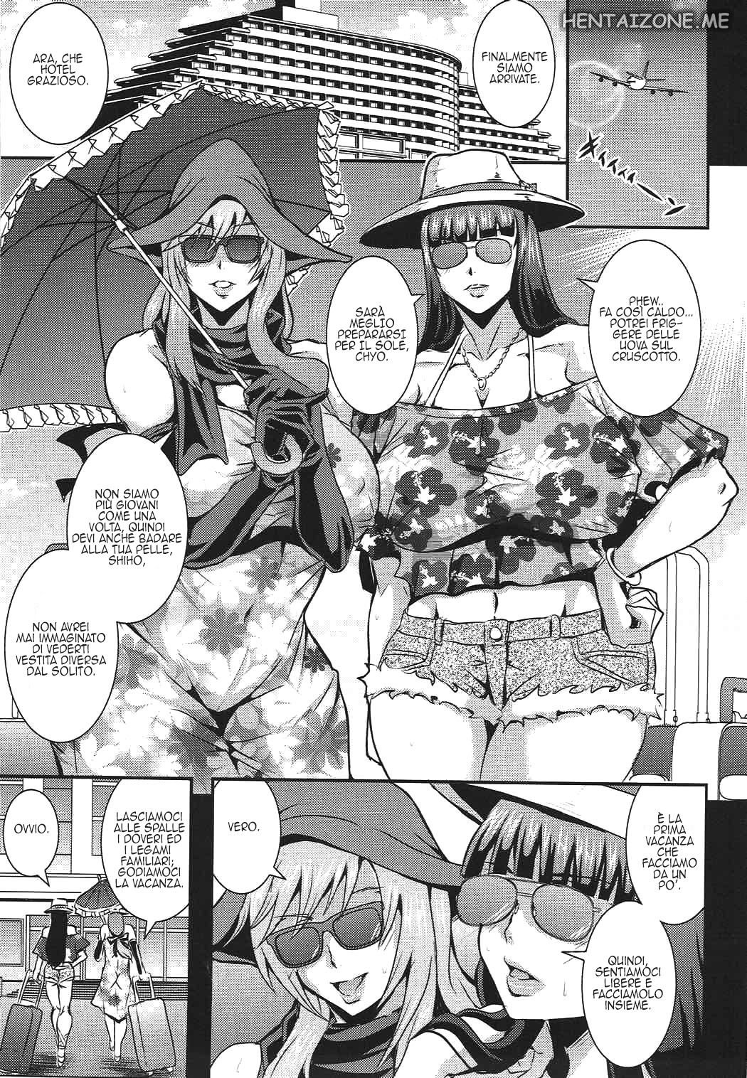 (C92) [MEAN MACHINE (Mifune Seijirou)] Iemototachi no Kyuujitsu | Una Vacanza Ricca di Avventura (Girls und Panzer) [Italian] numero di immagine  2