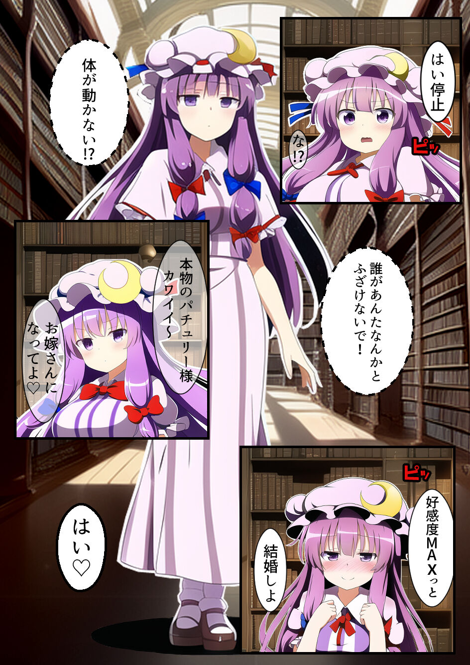 [Masatsu Shoukai (Masatsu)] Patchouli-sama o Saimin shite Ore Senyou Onaho Yome ni Shita Ken (Touhou Project) image number 5