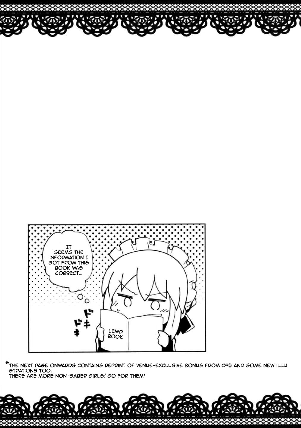 (COMIC1☆12) [Atelier Stars (Arito Arayuru, yozo)] Dosukebe Saber Wars 2 | Perverted Saber Wars 2 (Fate/Grand Order) [English] {Doujins.com} image number 16