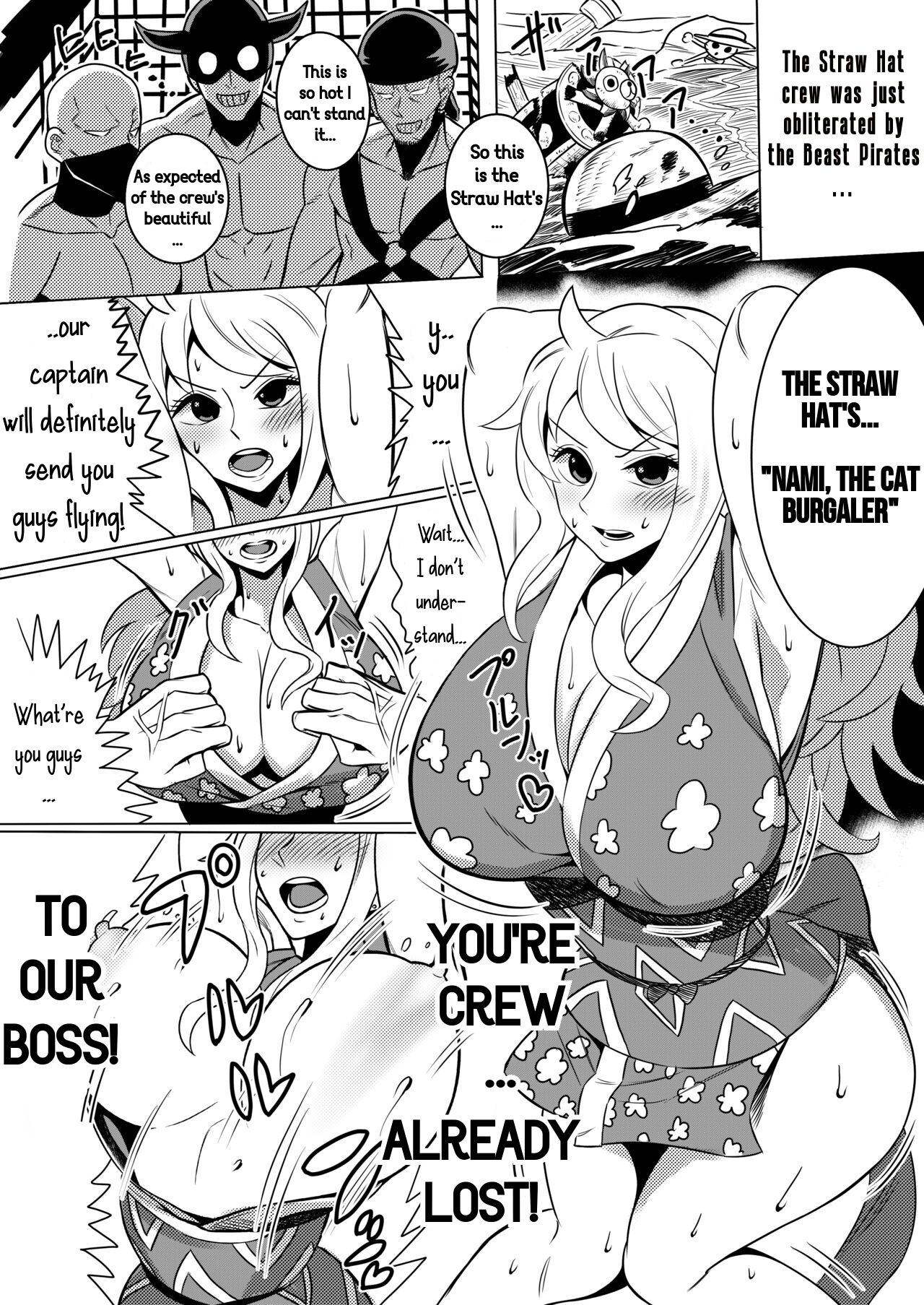 [Kame no Kotawashi (Imajin Kouji)] Haiboku no hate ni... | At the End of Defeat... (One Piece) [English] [biggiedickie] image number 4