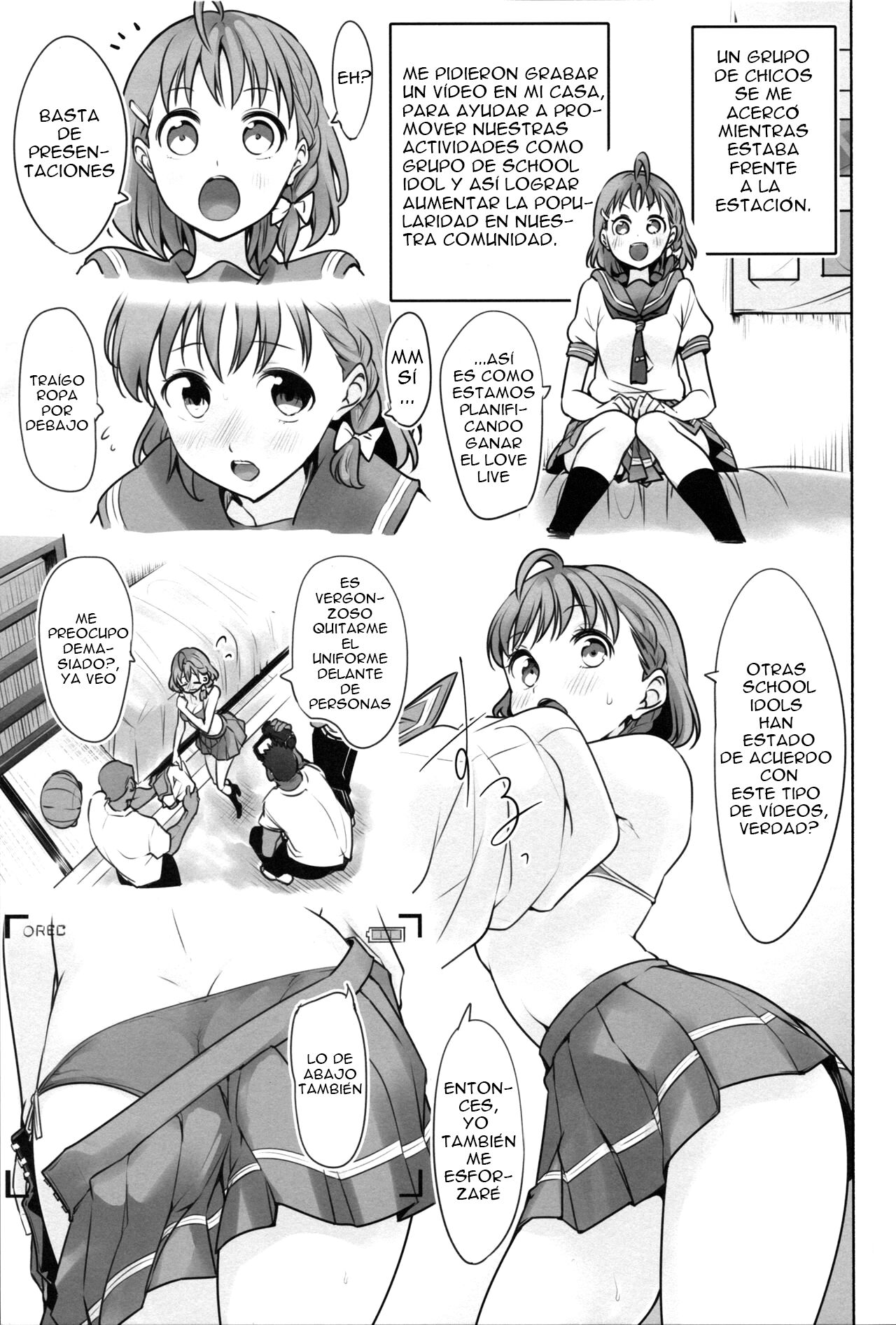 (COMIC1☆17) [Tohosanhun (Chada)] Damasareteru yo? (LoveLive! Sunshine!!) [Spanish] numero di immagine  3