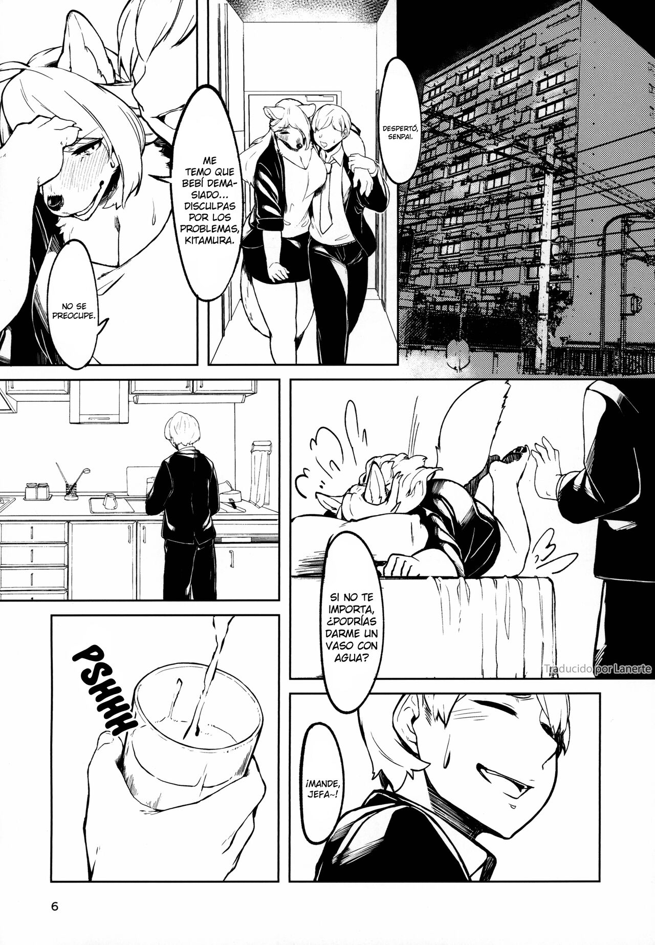 (Kansai! Kemoket 8) [Wasabi Chazuke. (Kikunoya.)] Kono Machi no Suteki na Juujin-tachi. Sono 3 desu. [Spanish] [Lanerte] 画像番号 5