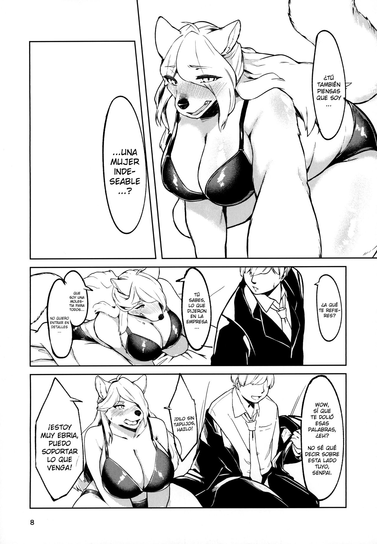 (Kansai! Kemoket 8) [Wasabi Chazuke. (Kikunoya.)] Kono Machi no Suteki na Juujin-tachi. Sono 3 desu. [Spanish] [Lanerte] 画像番号 7