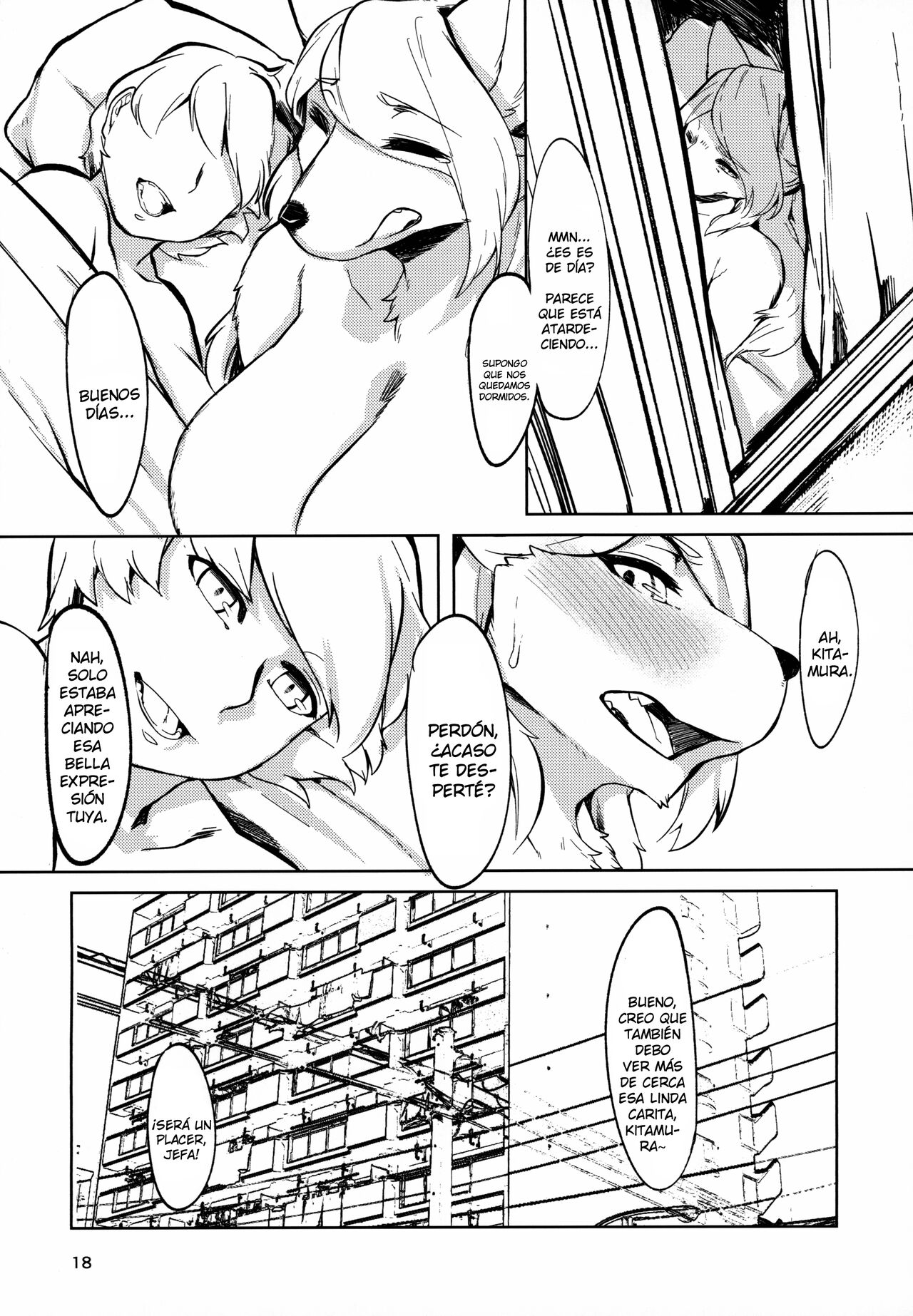 (Kansai! Kemoket 8) [Wasabi Chazuke. (Kikunoya.)] Kono Machi no Suteki na Juujin-tachi. Sono 3 desu. [Spanish] [Lanerte] 画像番号 17