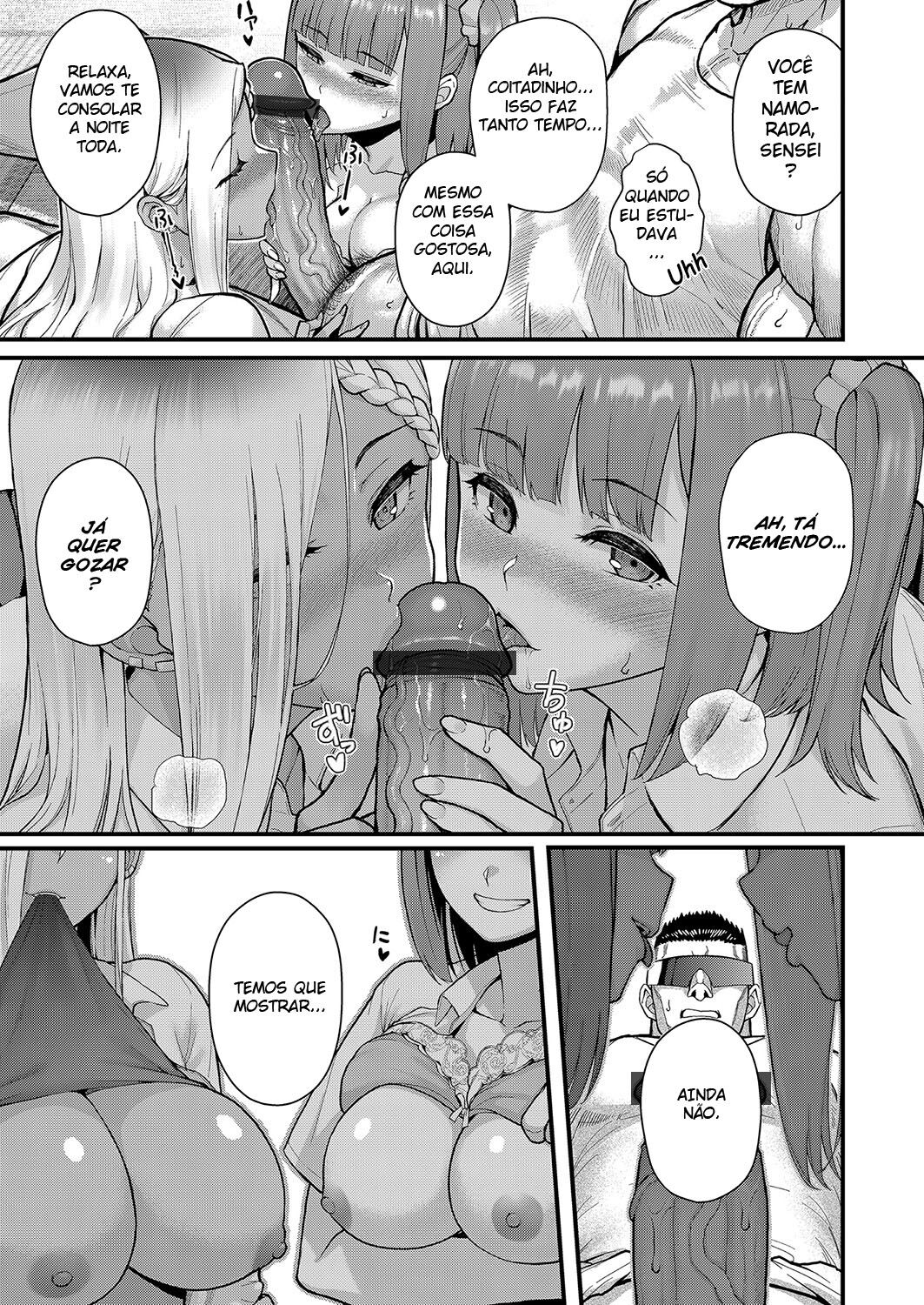 [Matsuka] Futairo x Yuugi ~ Mimi o Nurasu Inbina Duetto wa Shou Akuma-tachi no Wana ~ Kouhen   Two-Colored × Too Cheerful ~ Part 2 (COMIC Grape Vol. 97) [Portuguese] 5eme image