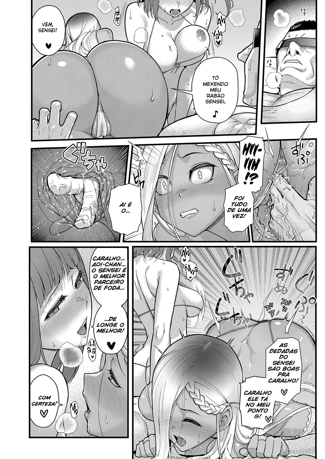 [Matsuka] Futairo x Yuugi ~ Mimi o Nurasu Inbina Duetto wa Shou Akuma-tachi no Wana ~ Kouhen   Two-Colored × Too Cheerful ~ Part 2 (COMIC Grape Vol. 97) [Portuguese] 10eme image