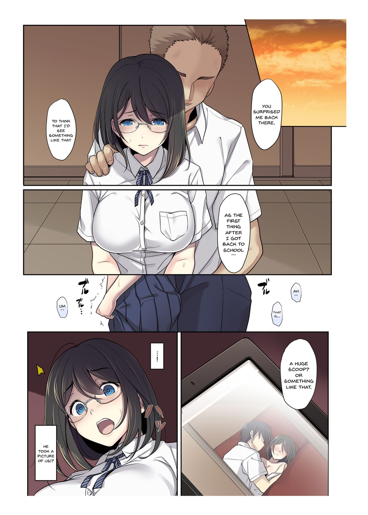 [Airy Socks] Kanojo no Okashita Ayamachi | Getting Fucked Is Her Fault [English] {Doujins.com} [Decensored] [Digital] изображение № 9