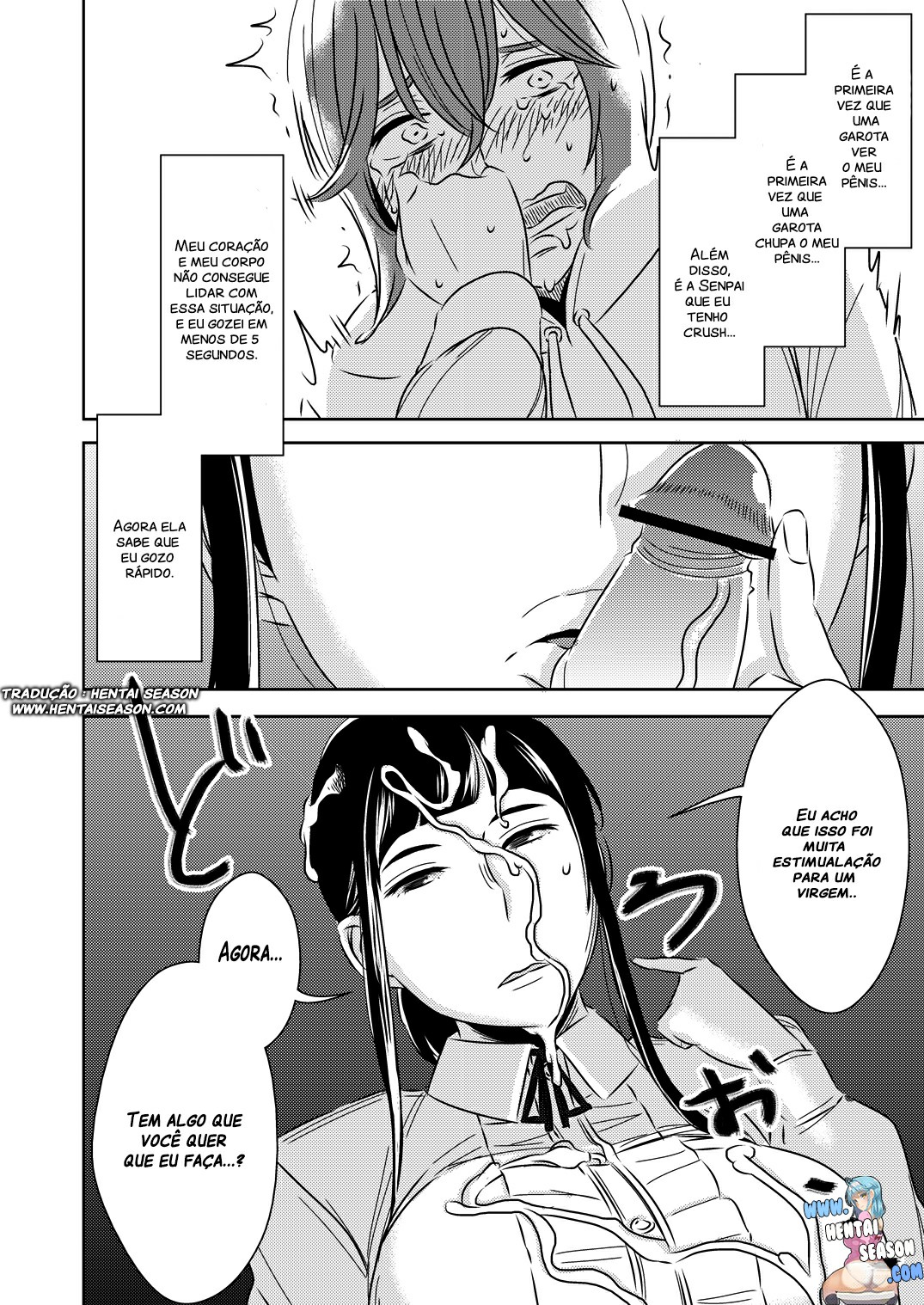 [Otokonoko to Onnanoko (Sasaki Saki)] Akogare no Senpai ni [Portuguese-BR] изображение № 6