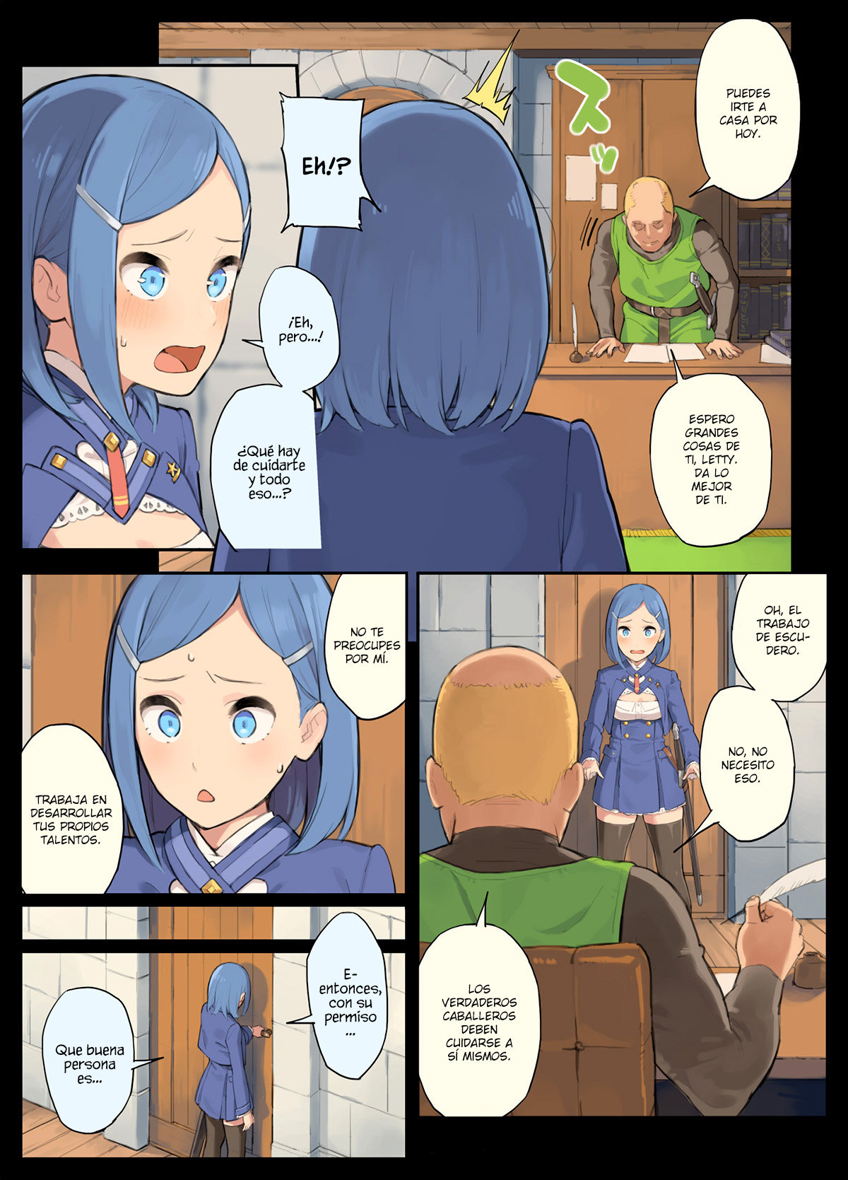 [Irotenya] Shinjin Juukishi no Ichinichi | Un día en la Vida de un Nuevo Caballero [Spanish] [Melytrap Scans] 画像番号 22