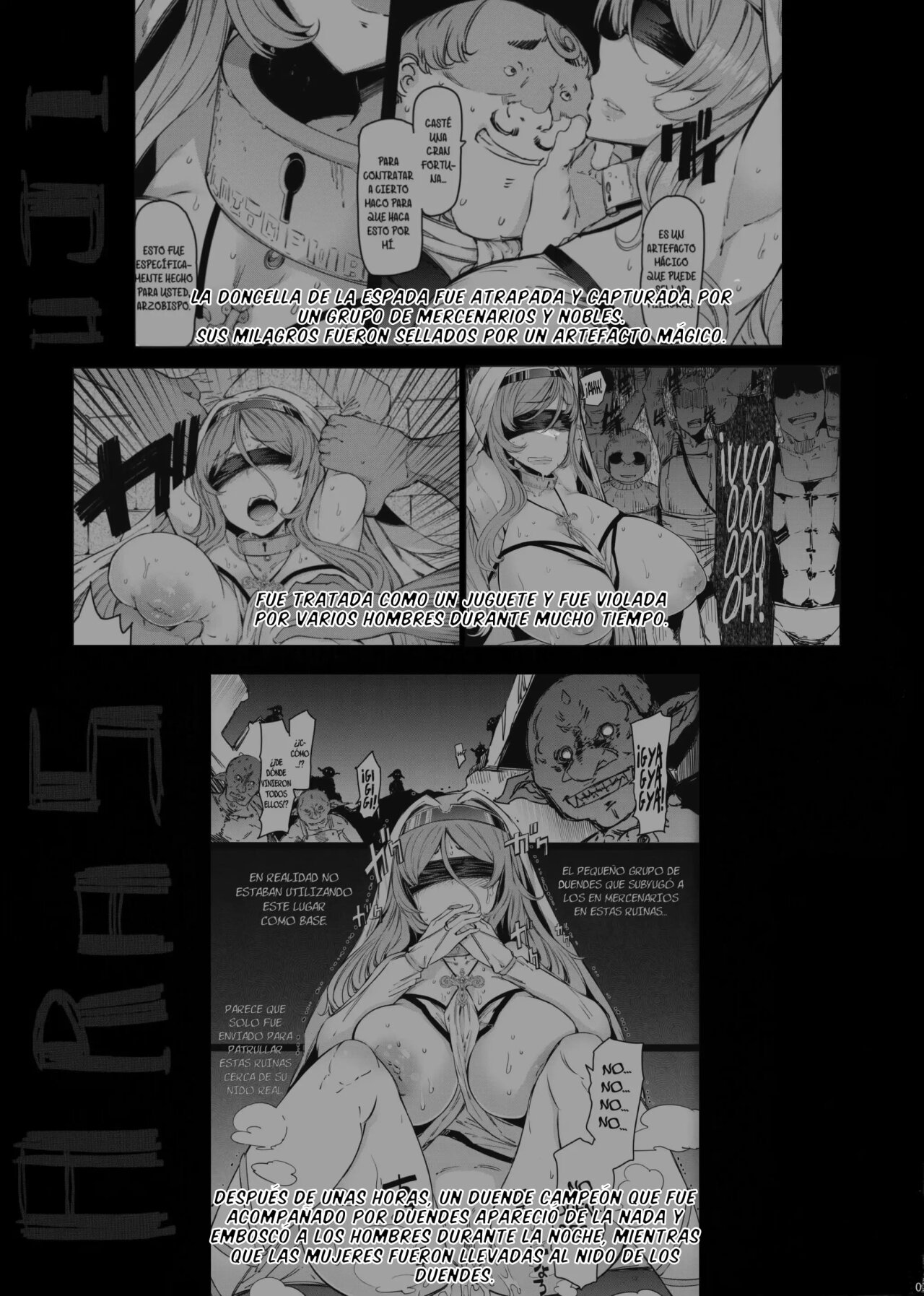 (C96) [Furansowa (EBA)] Sanku no Otome Kouhen (Goblin Slayer)  [Spanish] [El basurero de Beth] [Digital] 이미지 번호 3