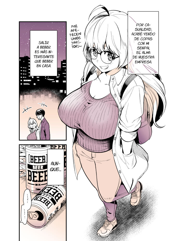 [Tamaki Nao] Una historia sobre salir de copas con senpai - A story about going out for a drink with senpai (Spanish) [Gisicom Comics] numero di immagine  1