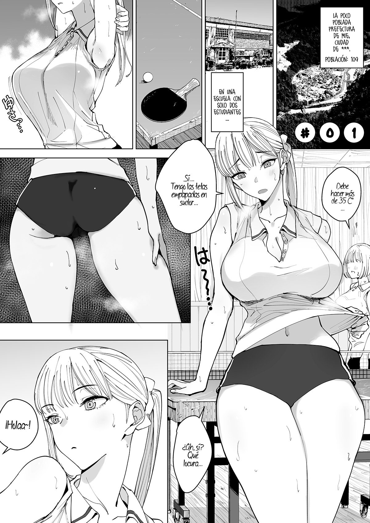 [Gensou Pump (Fukumoto Masahisa)] Ecchi na Fuushuu ga Aru Kaso Shuuraku no Ohanashi [Spanish] [Gokiburi] image number 2