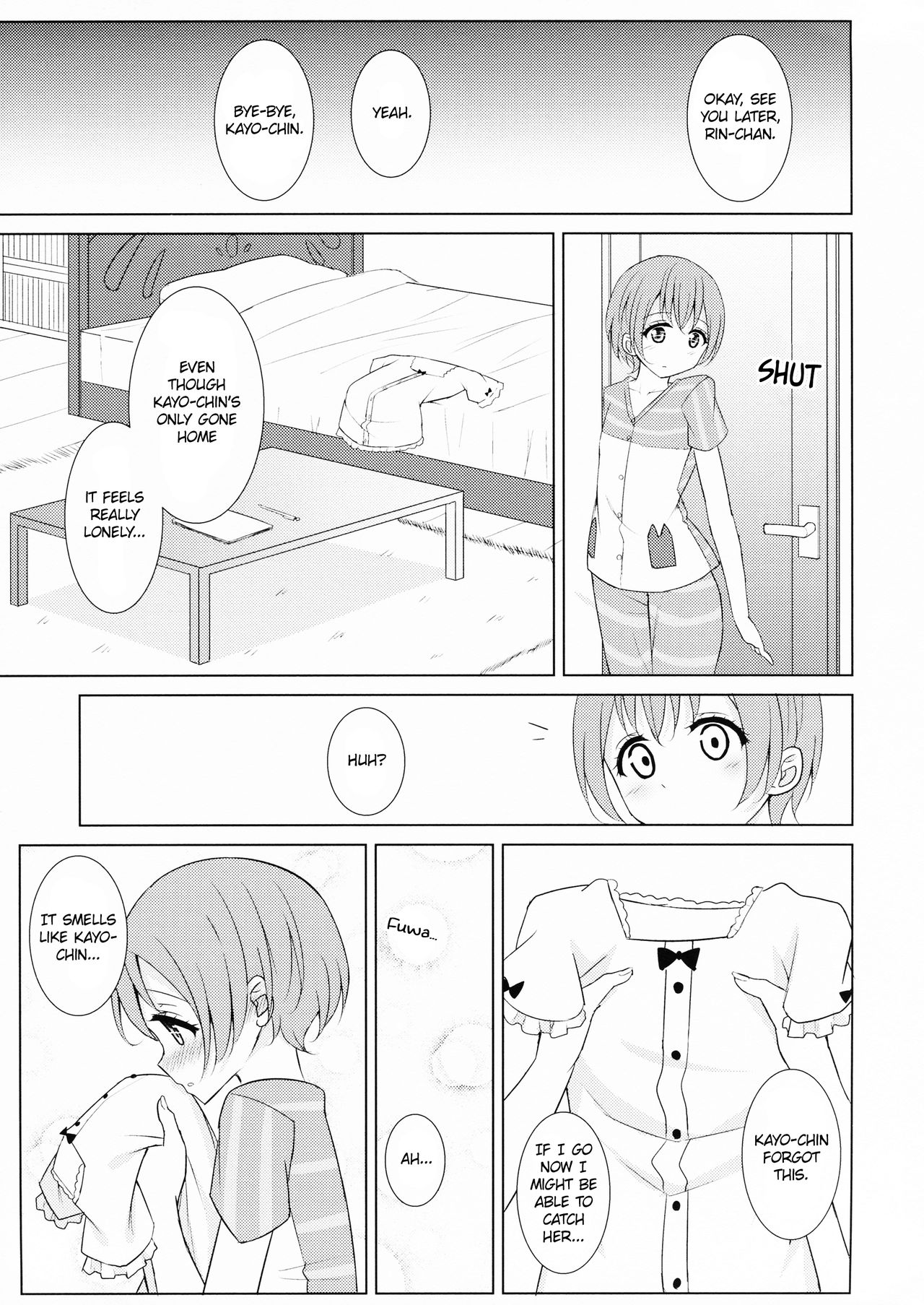 (C87) [Karoyaka Step (Fupe)] Kaijou Gentei Rin-Pana Yuri Hon (Love Live!) [English] [/u/ Scanlations] numero di immagine  3