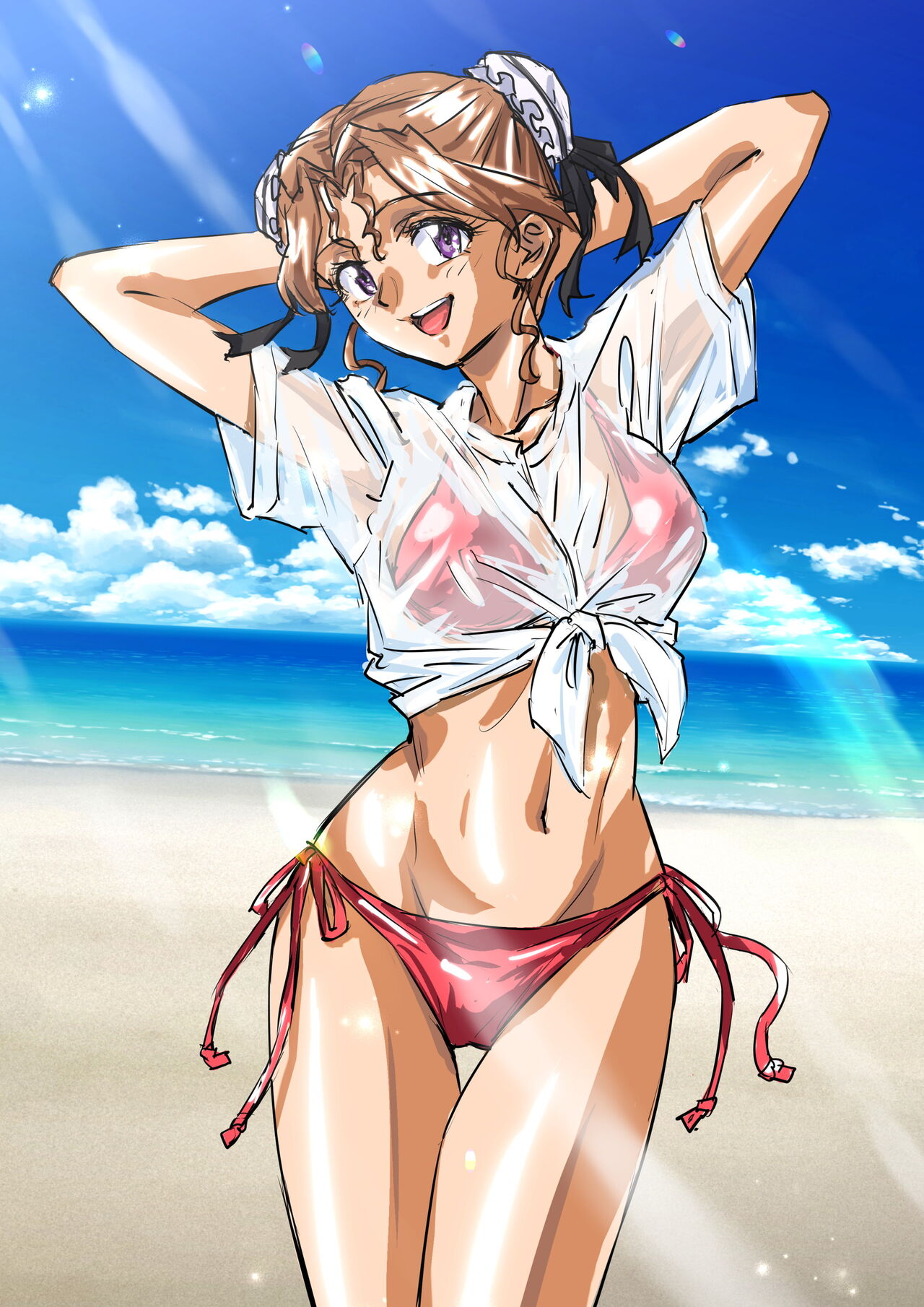 [ふんべるばるでぃんぐ] 晶とビーチSEX[コンパクト版] Bildnummer 8