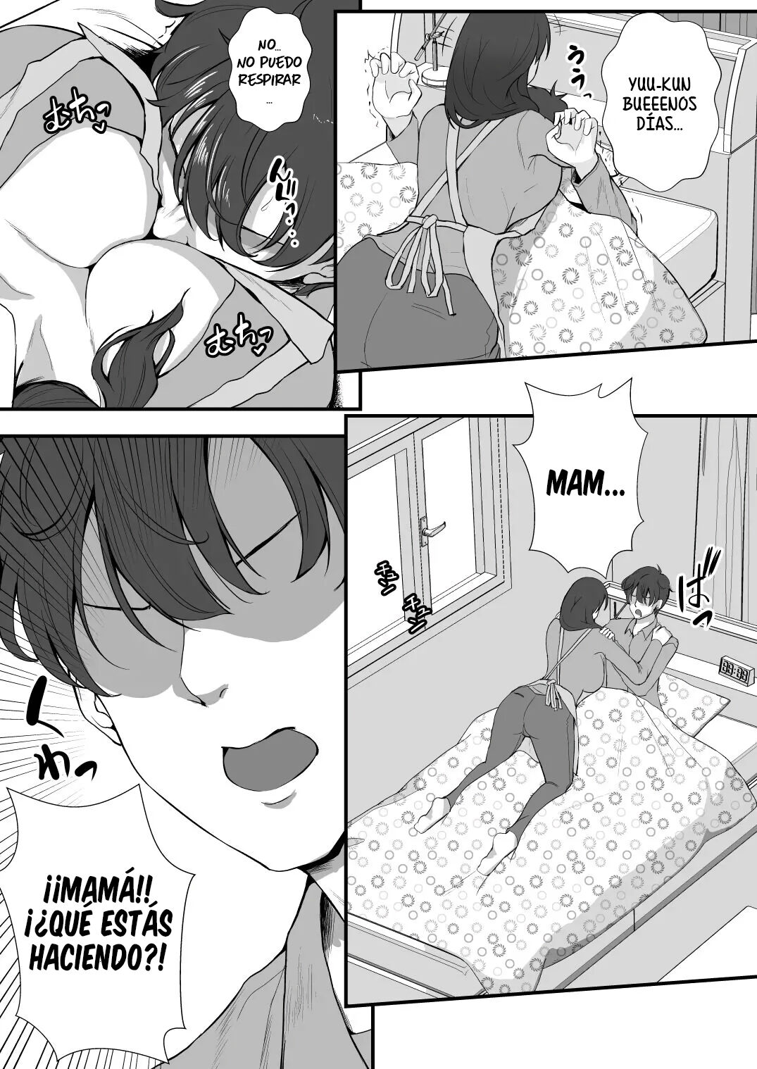 [Mokko Rich Vanilla Aji (Mokko Ritchie)] Oyakodon! Gibo to Gimai wa Ore no Chinpo Hanare ga Dekinai [Spanish] 图片编号 4