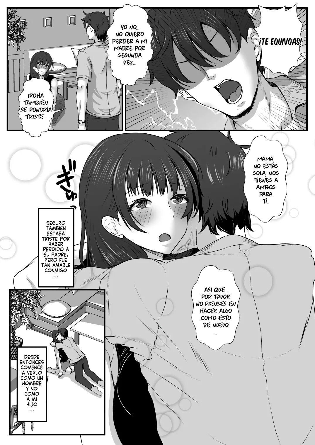 [Mokko Rich Vanilla Aji (Mokko Ritchie)] Oyakodon! Gibo to Gimai wa Ore no Chinpo Hanare ga Dekinai [Spanish] 图片编号 33