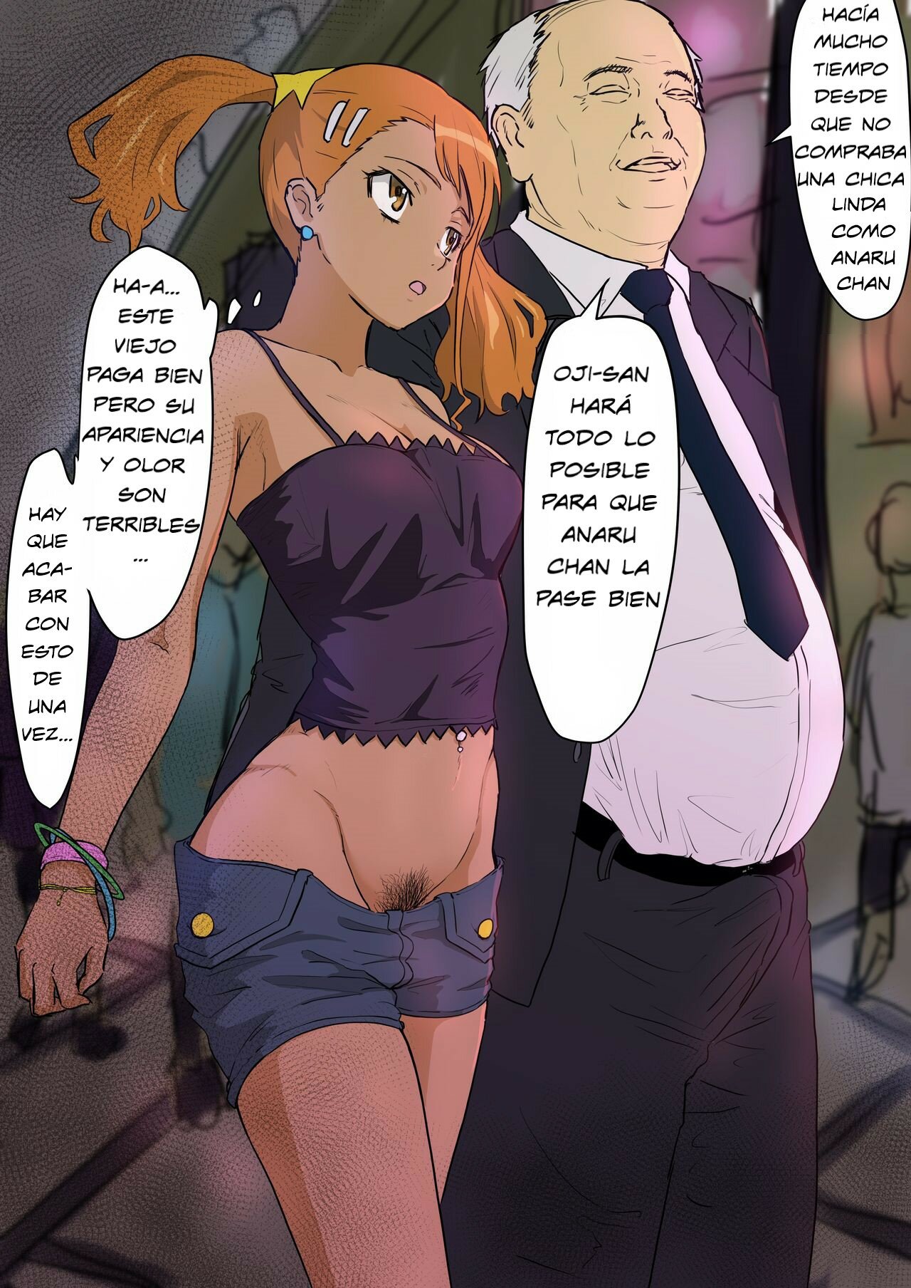 [Iwao] Gal bitch Anal chan to enkou ojisan (Ano Hi Mita Hana no Namae wo Bokutachi wa Mada Shiranai.) [Spanish] numero di immagine  1