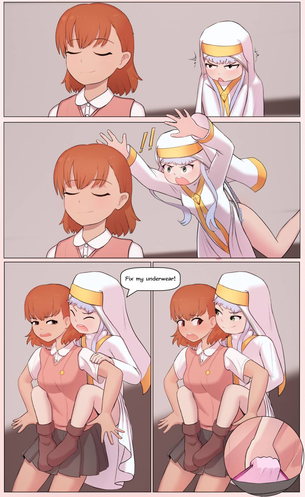 Misaka vs Index(Toaru Majutsu no Index) image number 2