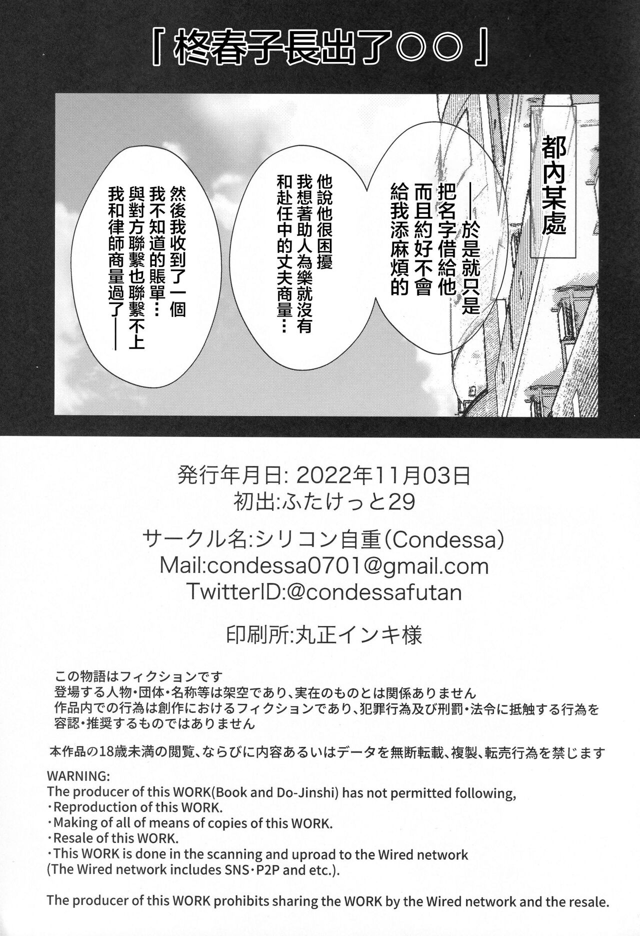 (Futaket 29) [Silicon Jichou (Condessa)] Hiiragi Haruko wa ○○○ o Hayashita[中国翻訳] imagen número 2