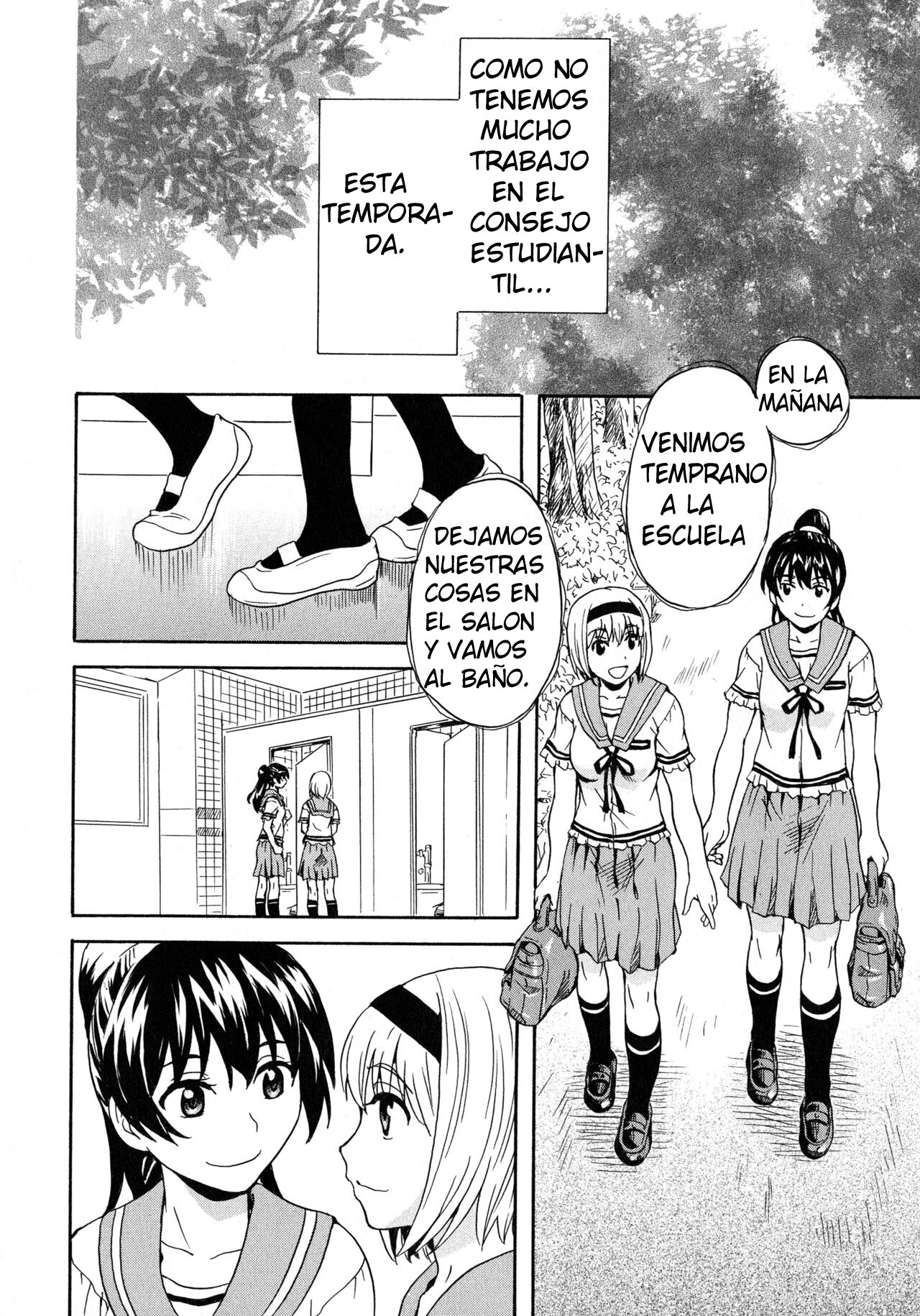 [Sudoo Kaoru] Calendula Joshi Seitokai! ~Wotome no Gogo~ (L -Ladies & Girls Love- 07) [Spanish] [Mugidanshi Fansub] numero di immagine  4