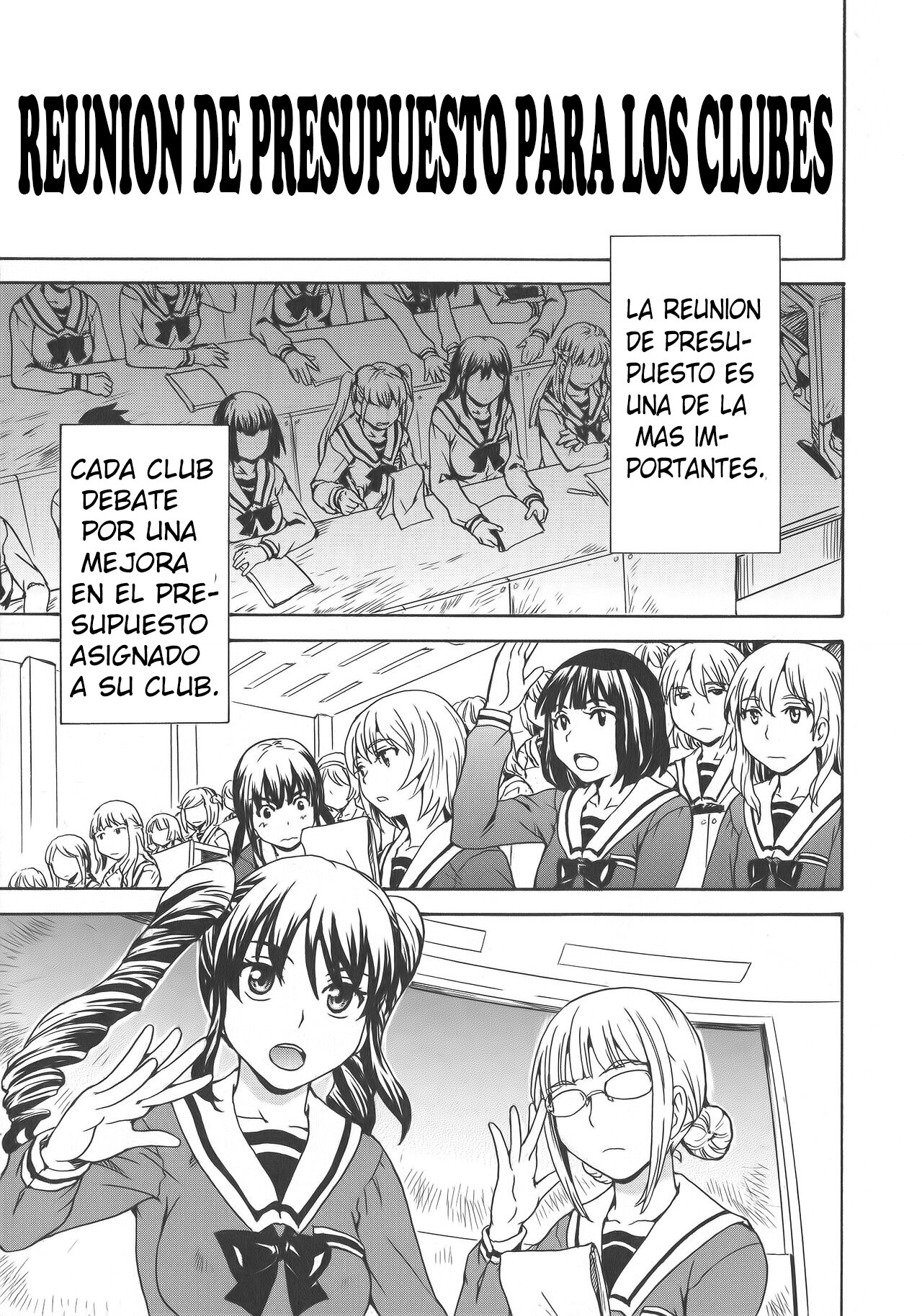 [Sudoo Kaoru] Calendula Joshi Seitokai! Bukatsu Yosan Seikyuu Kaigi Hen Sono 1 | Calendula Girls Student Council! Club Budget Request Meeting Story Part 1 (L -Ladies & Girls Love- 08) [Spanish] [Mugidanshi Fansub] numero di immagine  1