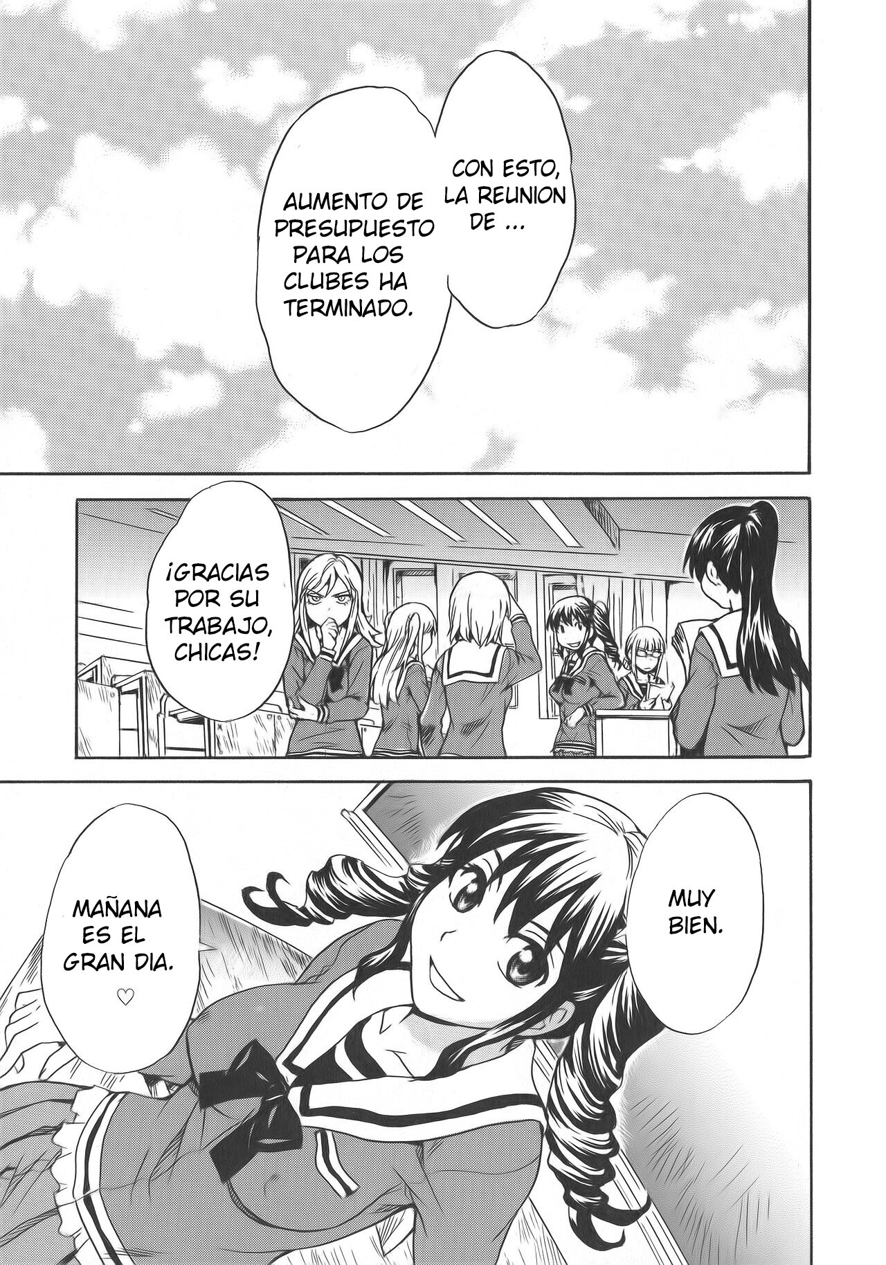 [Sudoo Kaoru] Calendula Joshi Seitokai! Bukatsu Yosan Seikyuu Kaigi Hen Sono 1 | Calendula Girls Student Council! Club Budget Request Meeting Story Part 1 (L -Ladies & Girls Love- 08) [Spanish] [Mugidanshi Fansub] numero di immagine  5