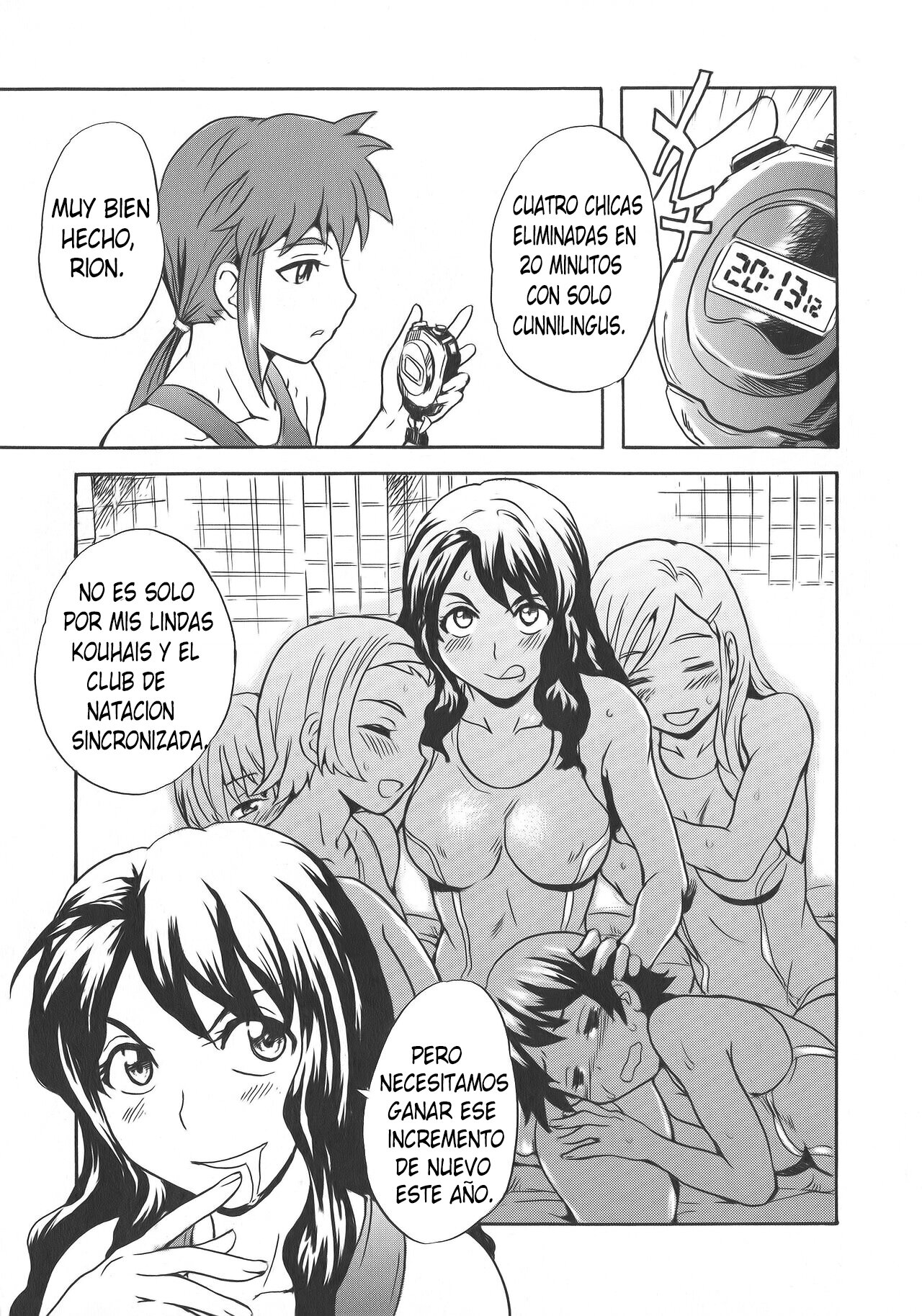 [Sudoo Kaoru] Calendula Joshi Seitokai! Bukatsu Yosan Seikyuu Kaigi Hen Sono 1 | Calendula Girls Student Council! Club Budget Request Meeting Story Part 1 (L -Ladies & Girls Love- 08) [Spanish] [Mugidanshi Fansub] numero di immagine  15