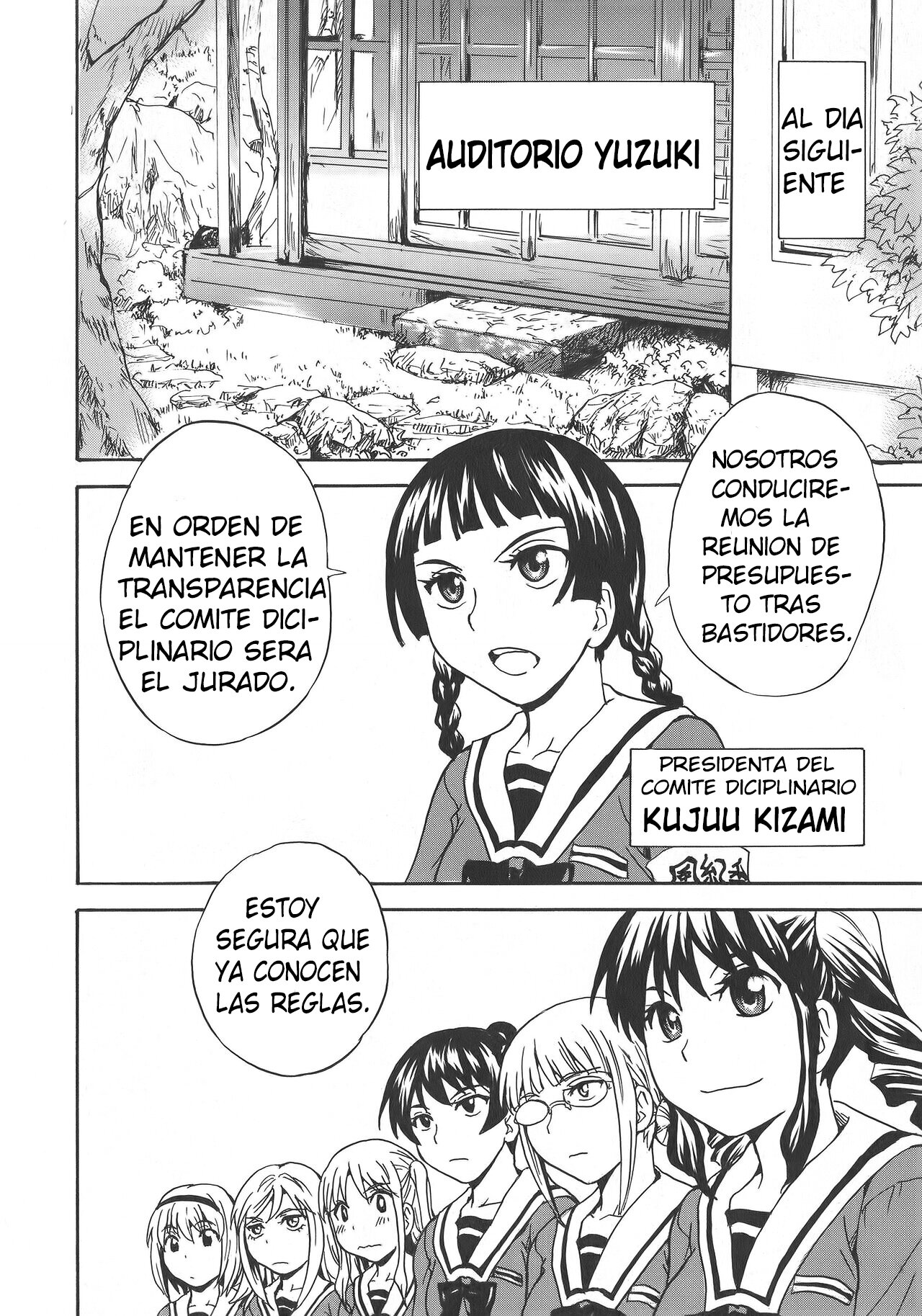 [Sudoo Kaoru] Calendula Joshi Seitokai! Bukatsu Yosan Seikyuu Kaigi Hen Sono 1 | Calendula Girls Student Council! Club Budget Request Meeting Story Part 1 (L -Ladies & Girls Love- 08) [Spanish] [Mugidanshi Fansub] numero di immagine  22