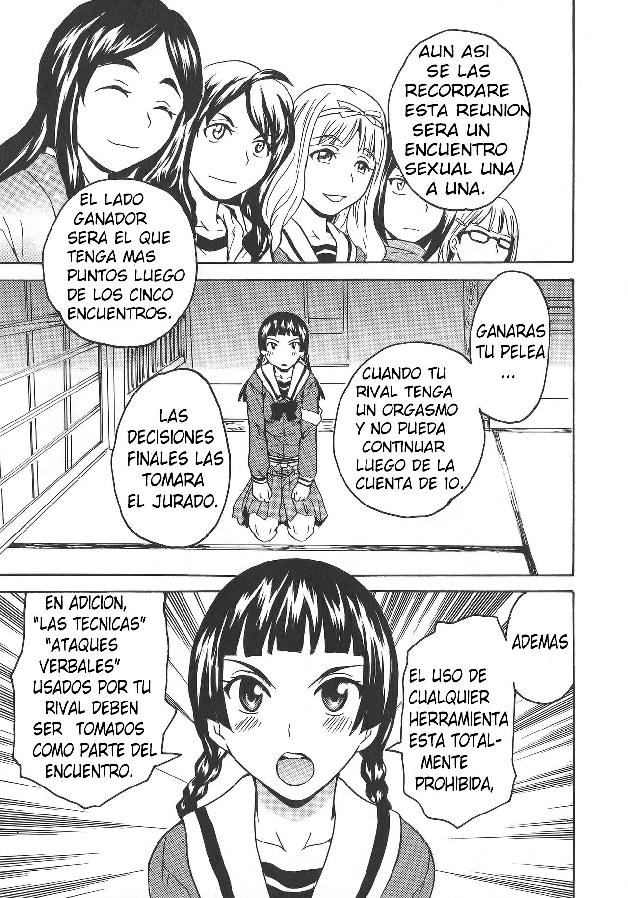 [Sudoo Kaoru] Calendula Joshi Seitokai! Bukatsu Yosan Seikyuu Kaigi Hen Sono 1 | Calendula Girls Student Council! Club Budget Request Meeting Story Part 1 (L -Ladies & Girls Love- 08) [Spanish] [Mugidanshi Fansub] numero di immagine  23