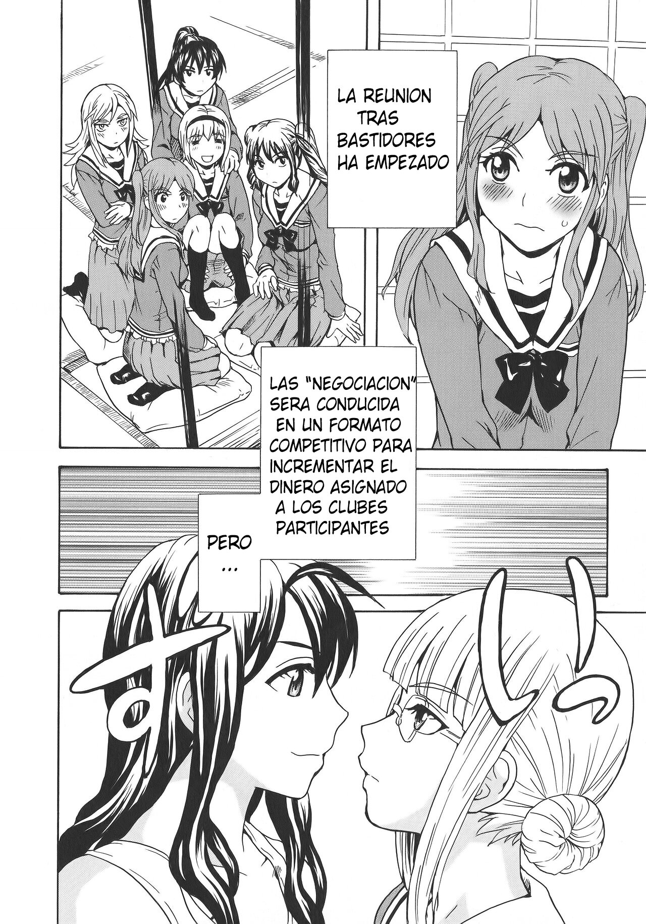 [Sudoo Kaoru] Calendula Joshi Seitokai! Bukatsu Yosan Seikyuu Kaigi Hen Sono 2 | Calendula Girls Student Council! Club Budget Request Meeting Story Part 2 (L -Ladies & Girls Love- 09) [Spanish] [Mugidanshi Fansub] numero di immagine  3