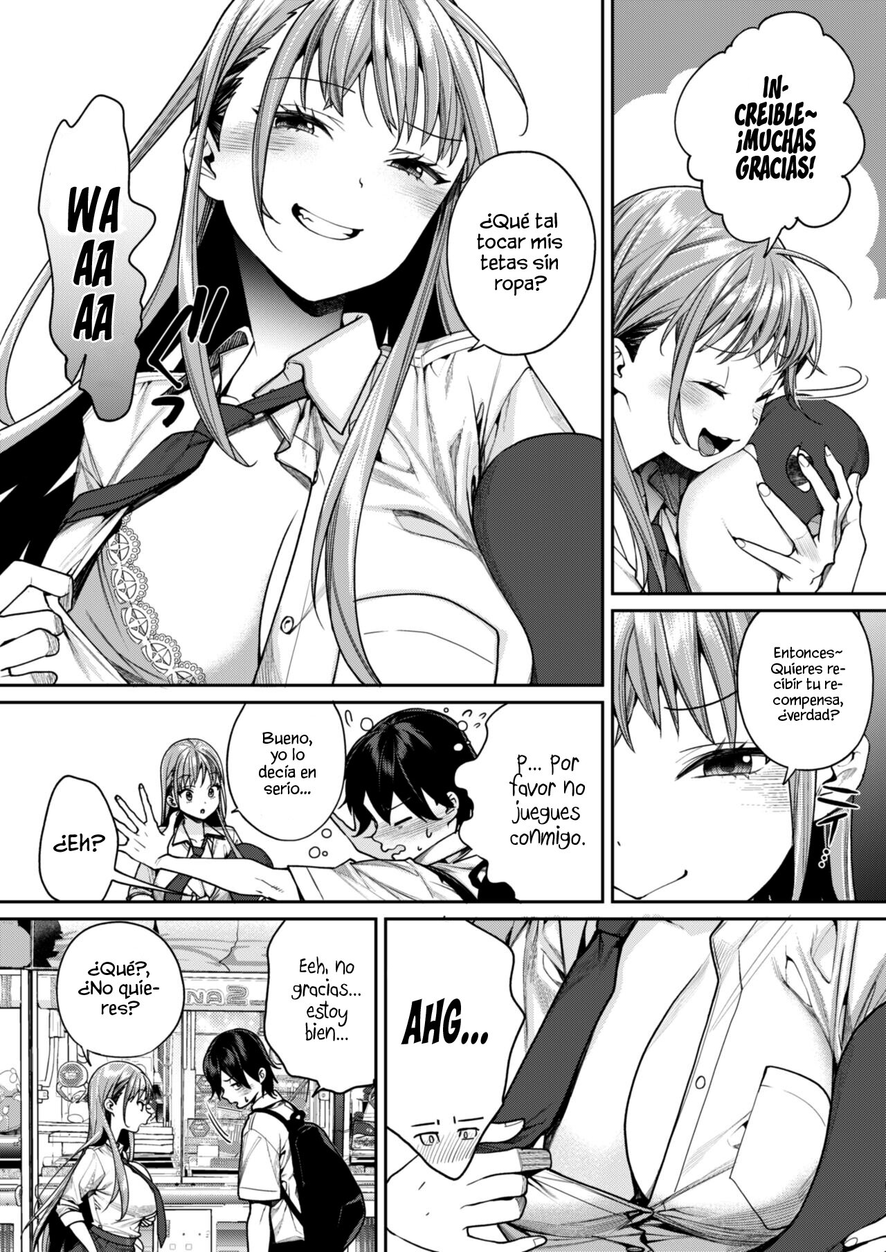 [Yakiniku Teikoku (MGMEE)] Shiro Gal Kanojo ga Dekita Riyuu | The reason why i was able to get a white gyaru girlfriend [Spanish] [Digital] 图片编号 6