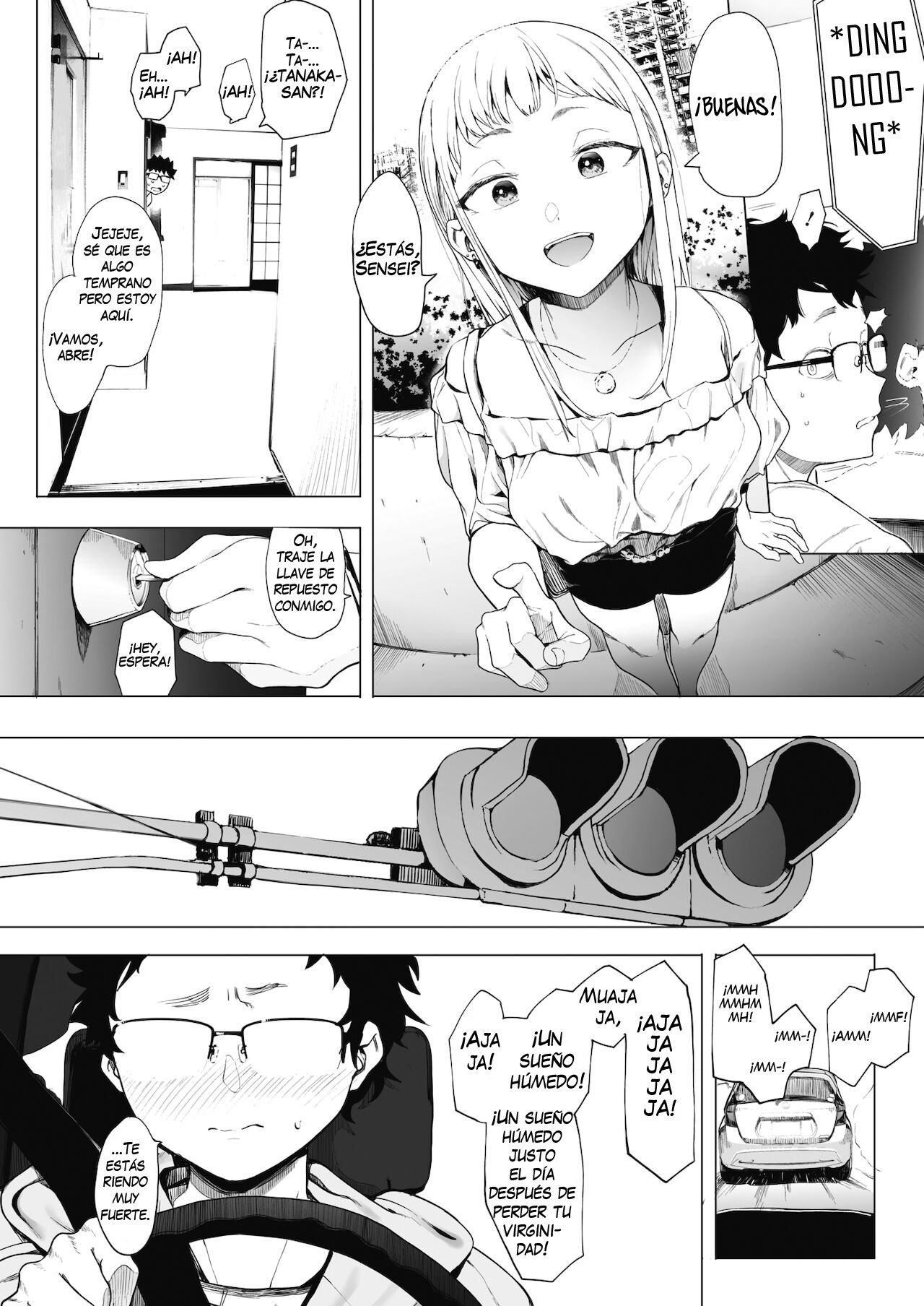 [Eightman] EIGHTMANsensei no okage de Kanojo ga dekimashita! 2 | I Got a Girlfriend with Eightman-sensei's Help! 2 (COMIC HOTMILK 2021-10) [Spanish] [Digital] image number 4