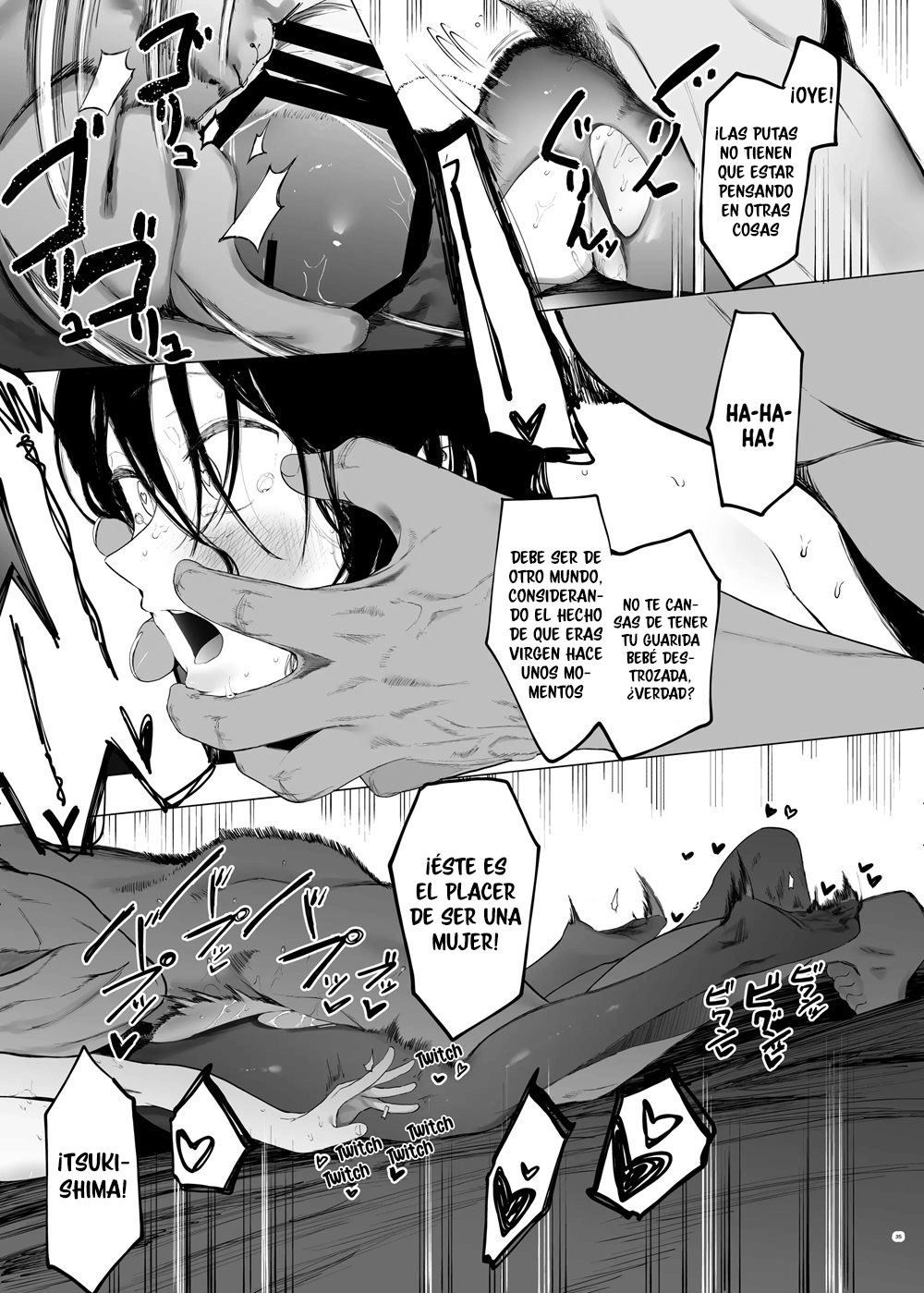 [Hachimin (eightman)] Tadamesu -Tada no Onna no Ko- 1 | Just a Slut -An Ordinary Girl- 1 [Spanish] [Digital] 34eme image