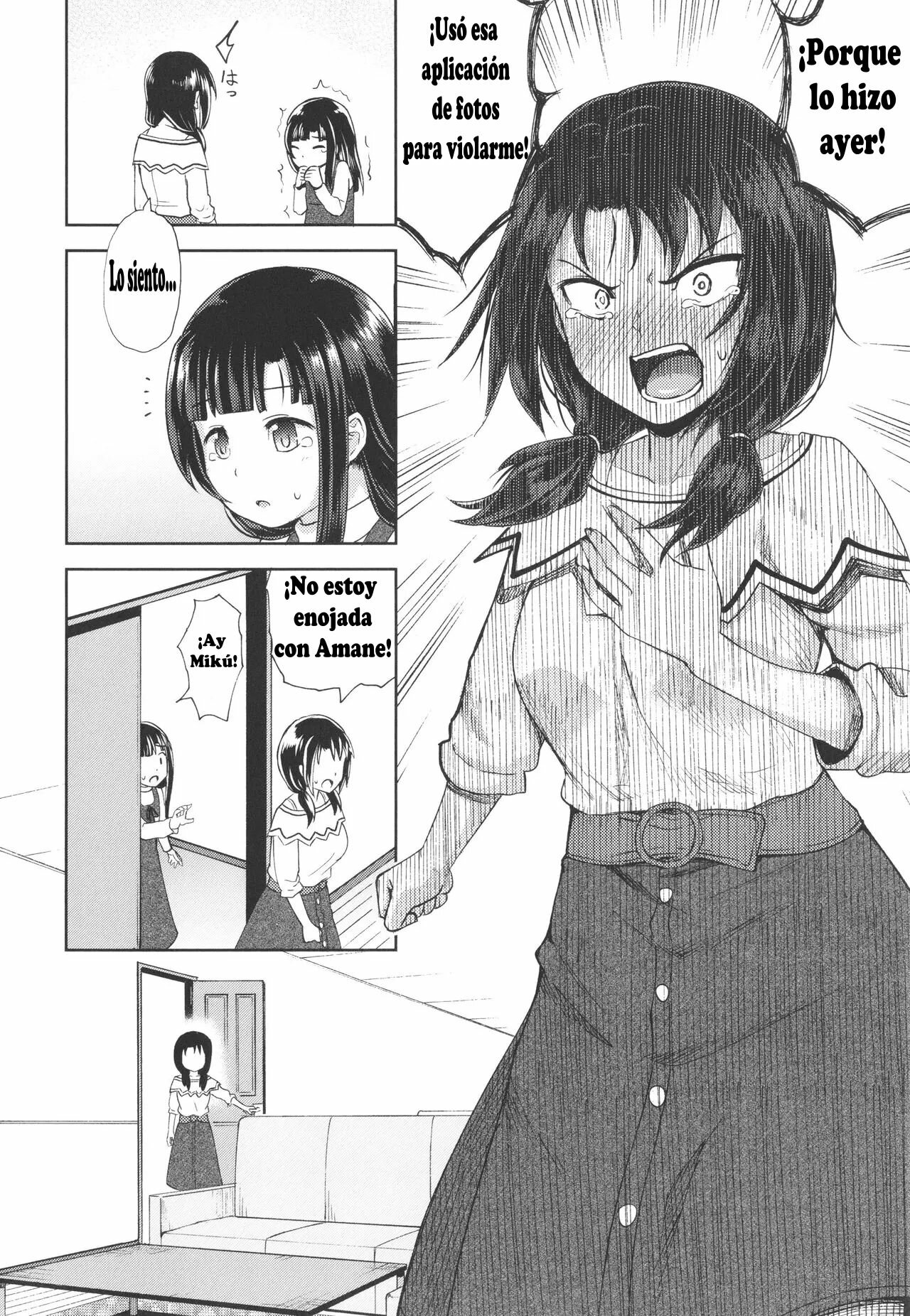 [Poncocchan] Nakayosi Apuri Ch.4 | Get-Along App Ch.4 (Yarashii Kibun ni Naru Appli Ane to Ore to Imouto to) [Spanish] image number 4