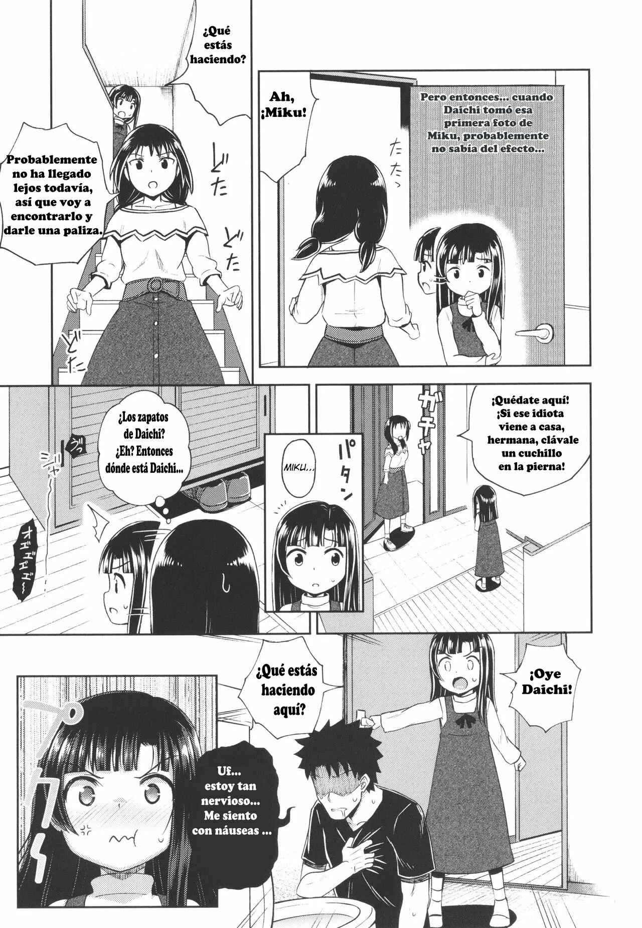 [Poncocchan] Nakayosi Apuri Ch.4 | Get-Along App Ch.4 (Yarashii Kibun ni Naru Appli Ane to Ore to Imouto to) [Spanish] image number 7