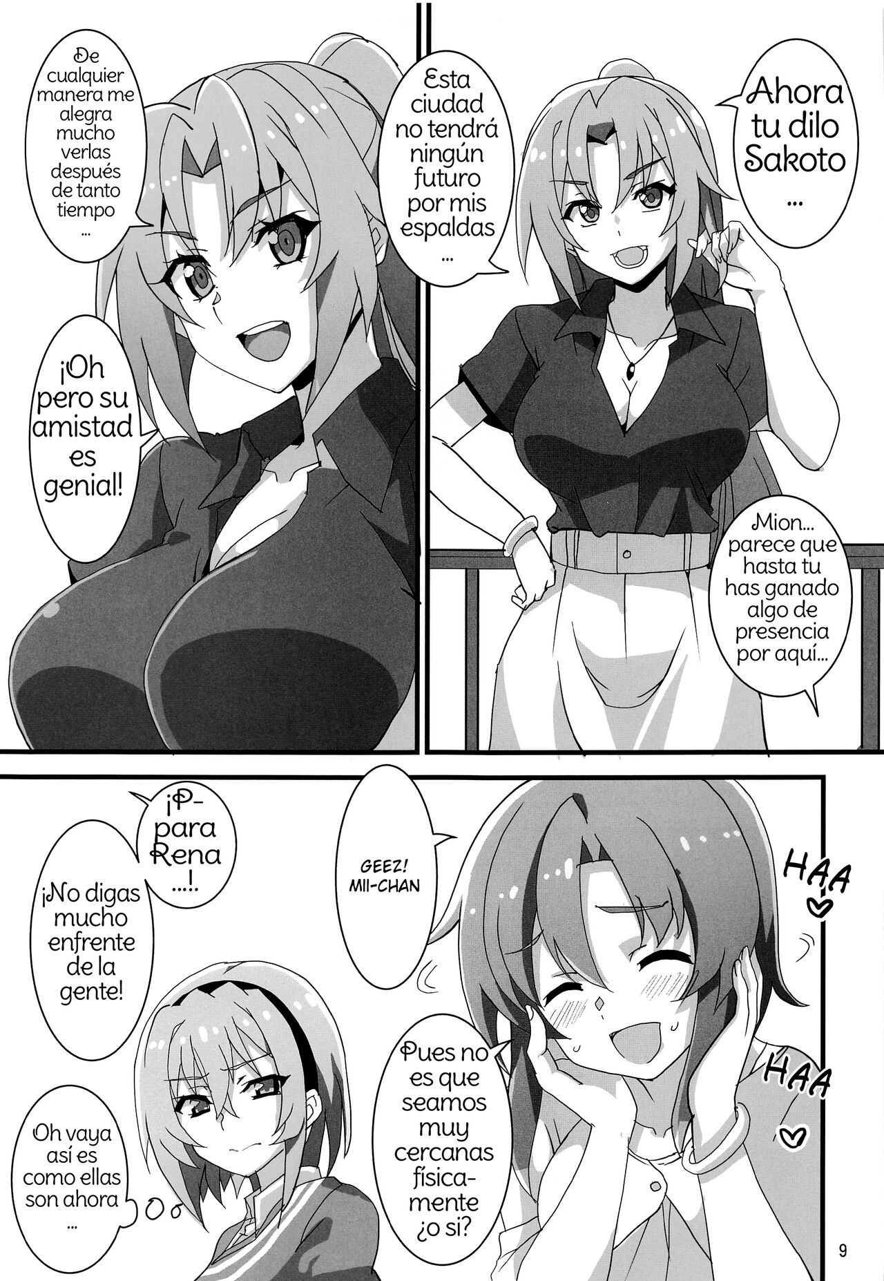 (COMIC1☆20) [BlueMage (Aoi Manabu)] Houjou Satoko Lucia ni Naku (Higurashi no Naku Koro ni Gou) [Spanish] [Amaterasu] numero di immagine  6