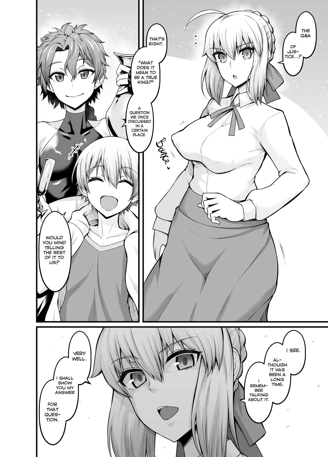 [Ankoman] Artoria (Saber), Seihai Mondou Futatabi (Fate Grand Order) [English] [hardcase8translates] 画像番号 2