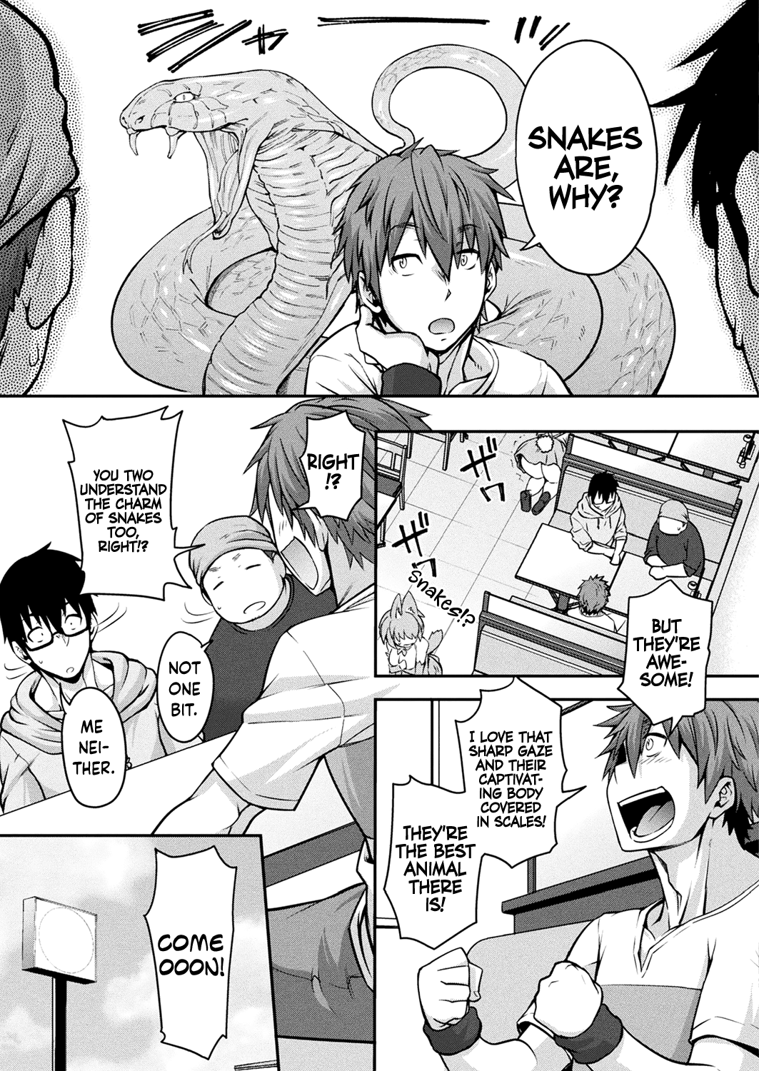 [Jun] Kemonokko Tsuushin ~Hebi Musume Naja~ (COMIC Unreal 2019-06 Vol. 79) [English] {Hennojin} [Digital] image number 3