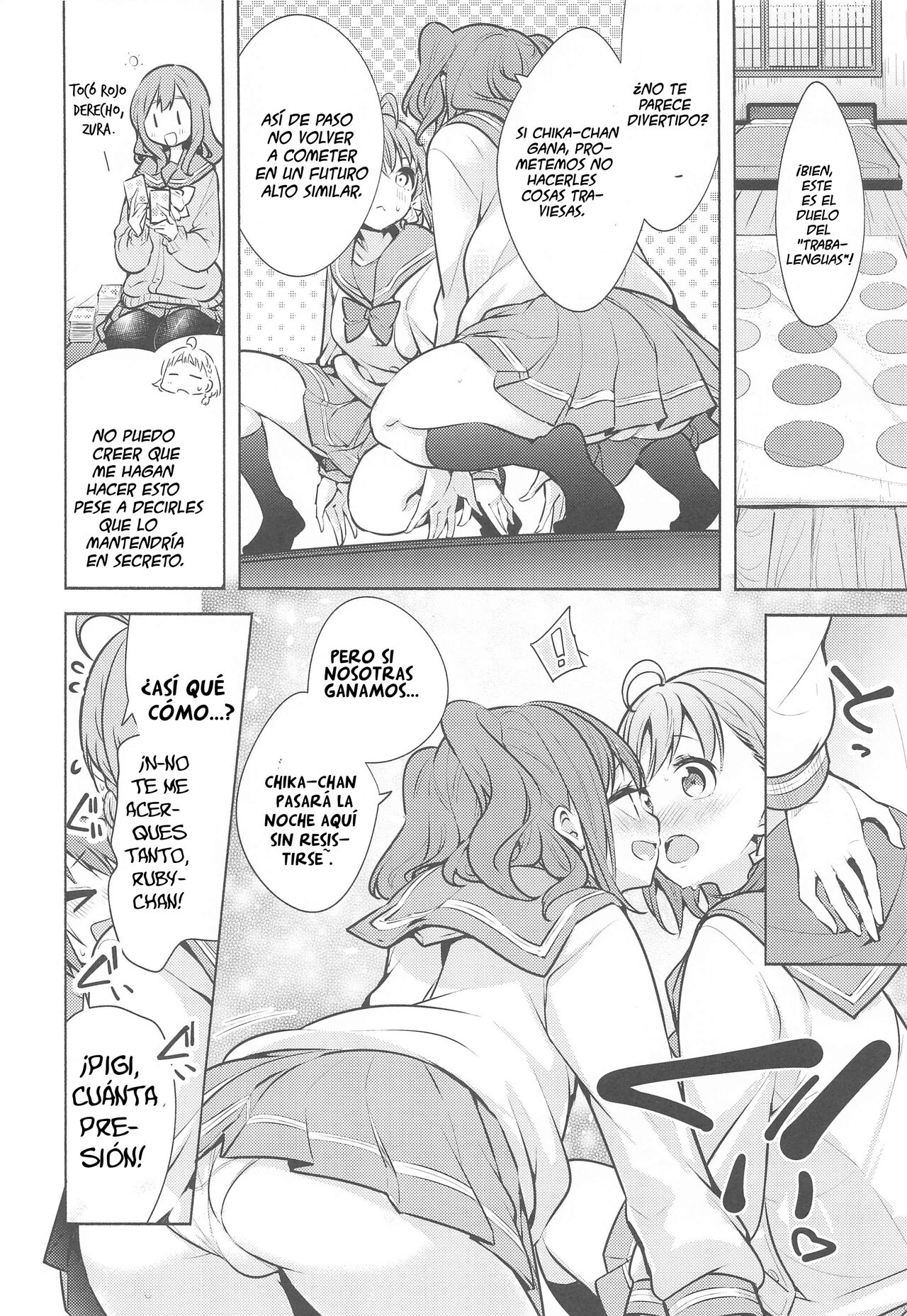 (Bokura no Love Live! 24) [Tohosanhun (Chada)] Kore de Kyouhan da ne? | Tú eres nuestra cómplice (Love Live! Sunshine!!) [Spanish] [ＭΛＸ] image number 7