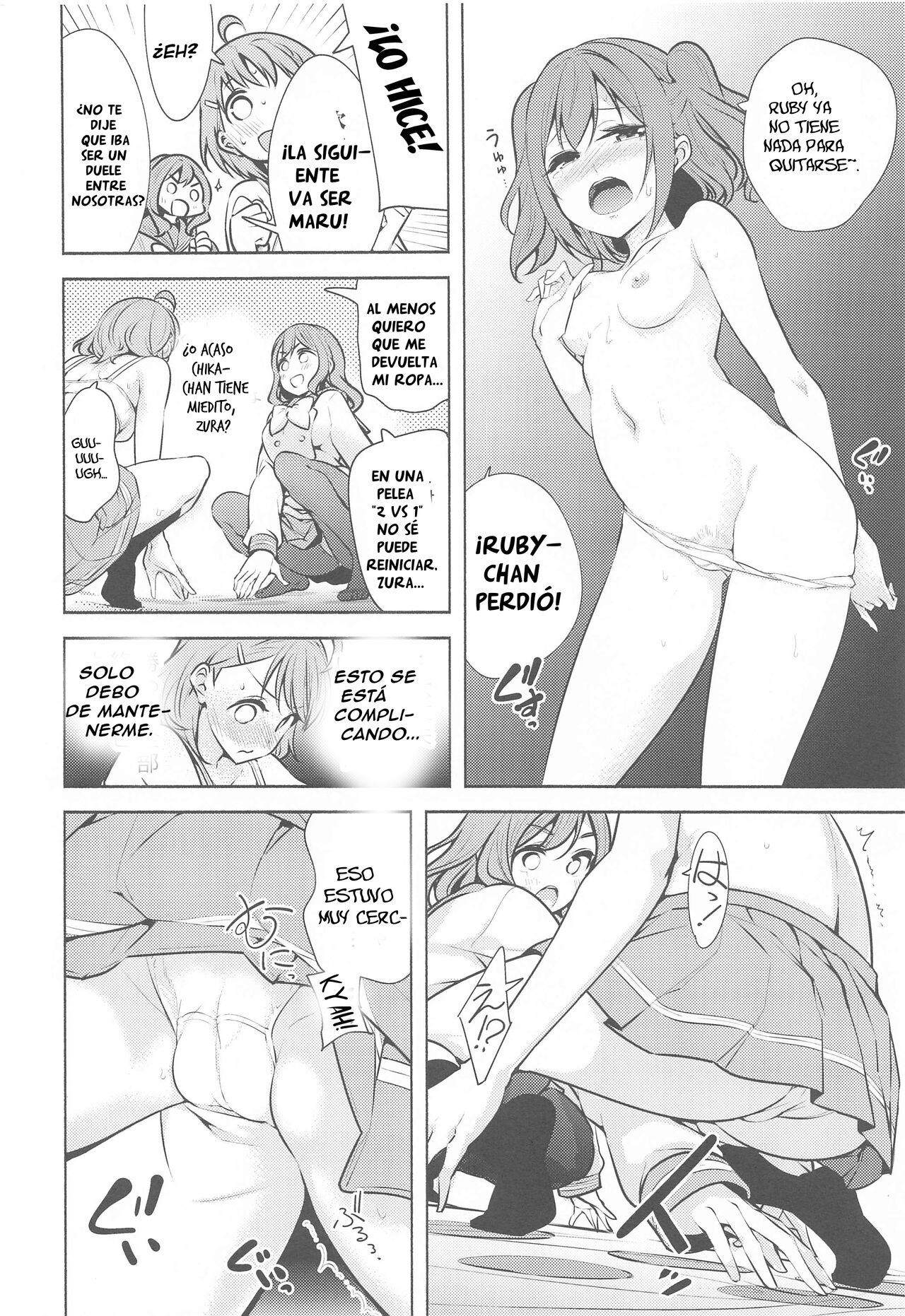 (Bokura no Love Live! 24) [Tohosanhun (Chada)] Kore de Kyouhan da ne? | Tú eres nuestra cómplice (Love Live! Sunshine!!) [Spanish] [ＭΛＸ] image number 9