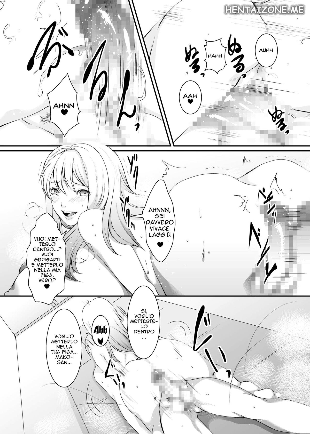 [Sprechchor (Eguchi Chibi)] Oku-sama wa Moto Yariman -Besluted- 8 | Le Milf in Vacanza 8 [Italian] [Digital] image number 9